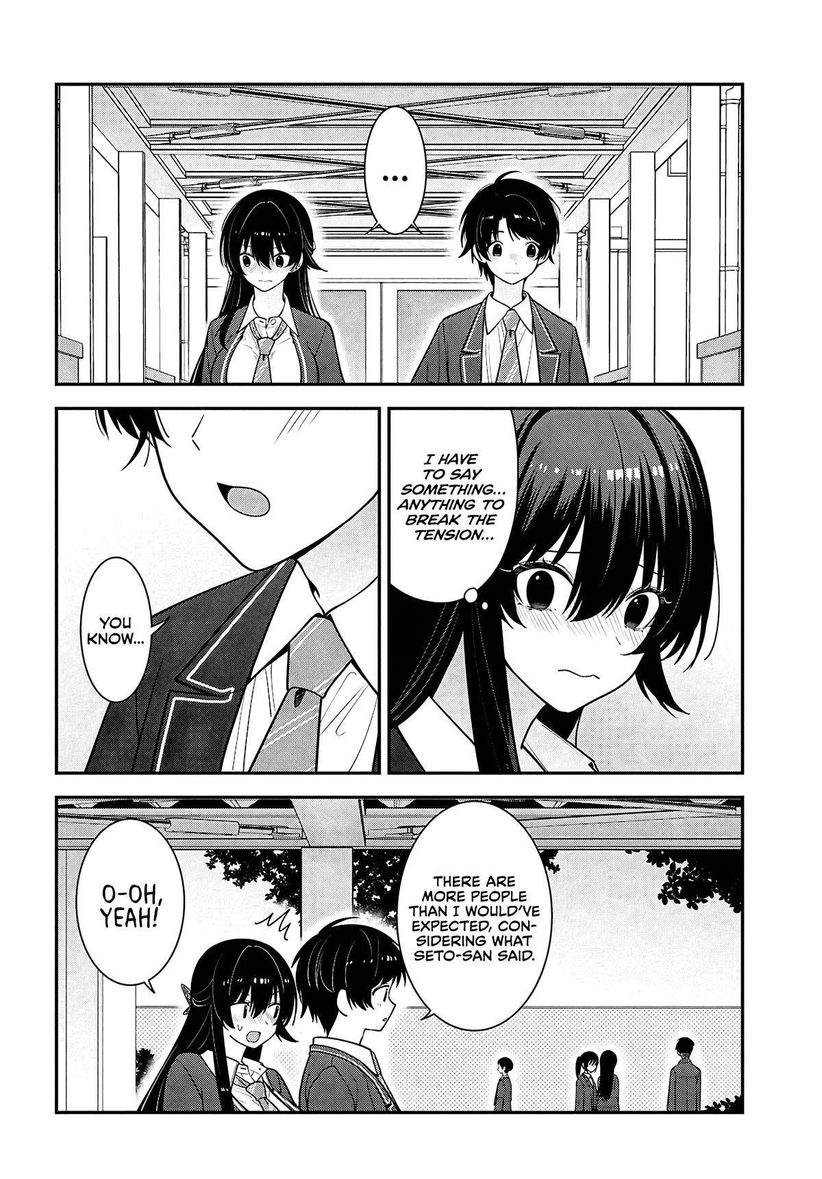 The Delinquent Shimizu-san Sitting Next to Me Has Dyed Her Hair Black Chapter 14 page 14 - 