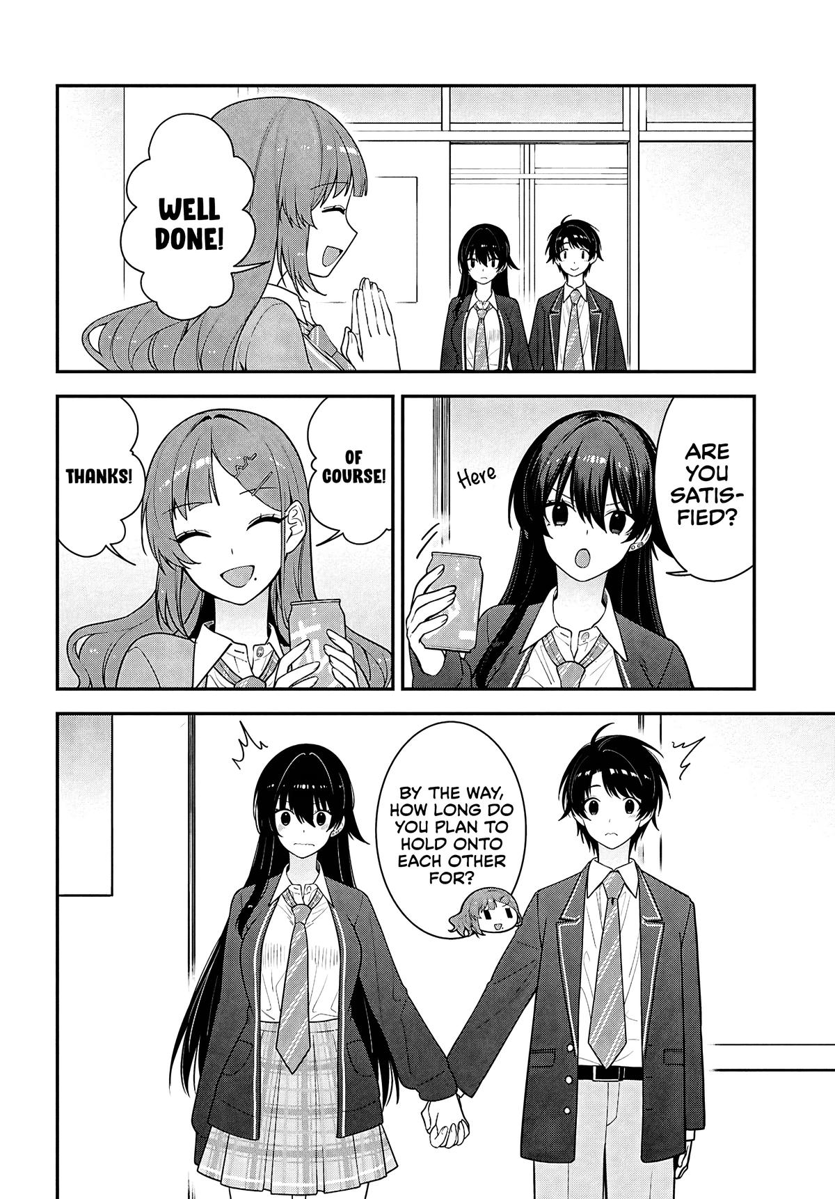 The Delinquent Shimizu-san Sitting Next to Me Has Dyed Her Hair Black Chapter 14 page 18 - 