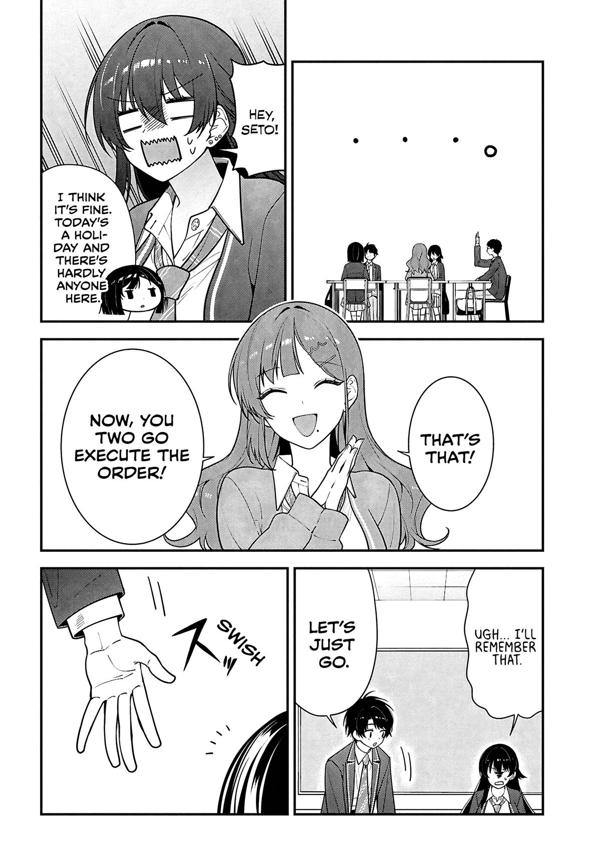 The Delinquent Shimizu-san Sitting Next to Me Has Dyed Her Hair Black Chapter 14 page 10 - 