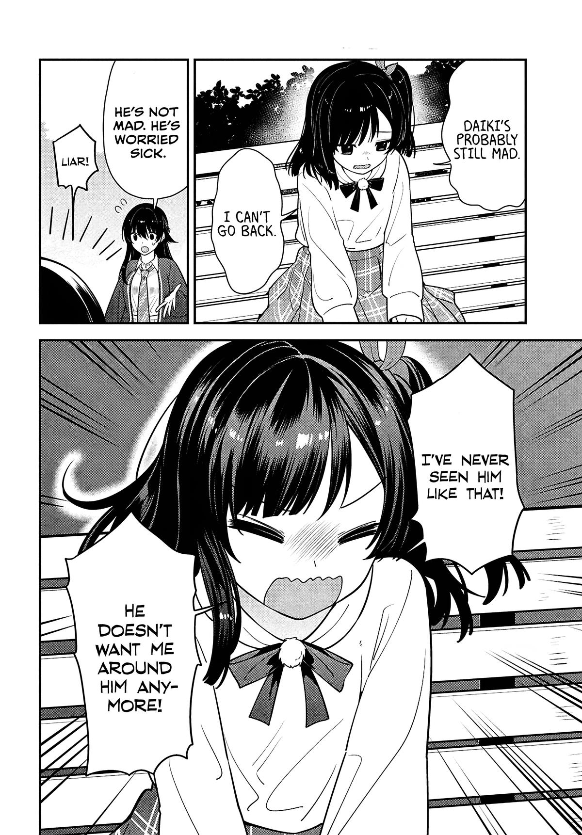 The Delinquent Shimizu-san Sitting Next to Me Has Dyed Her Hair Black Chapter 15 page 12 - 