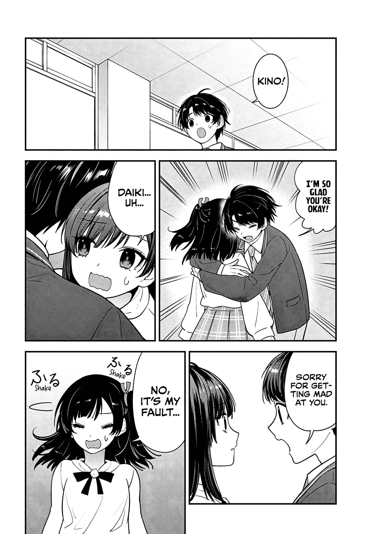 The Delinquent Shimizu-san Sitting Next to Me Has Dyed Her Hair Black Chapter 15 page 17 - 