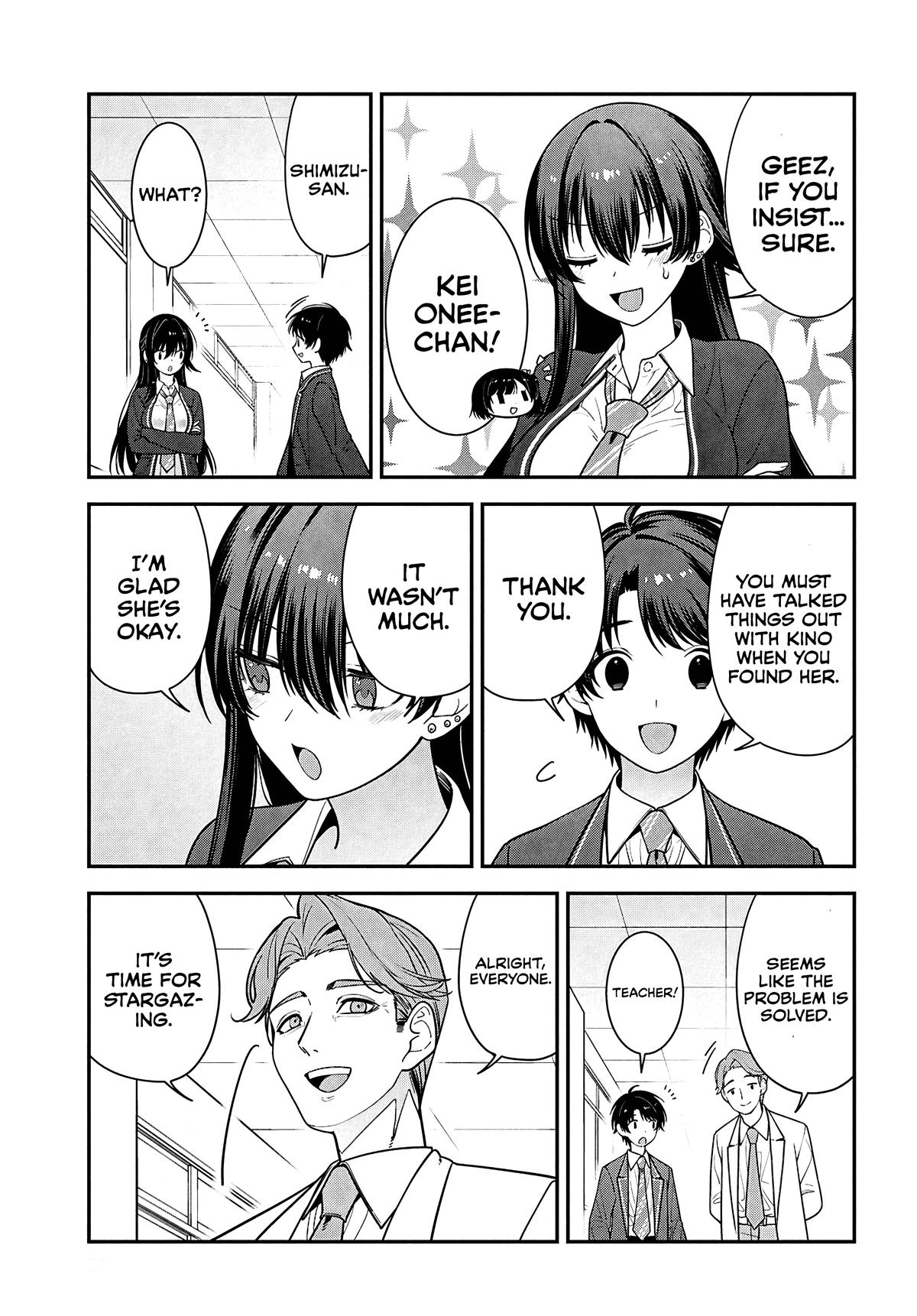 The Delinquent Shimizu-san Sitting Next to Me Has Dyed Her Hair Black Chapter 15 page 20 - 