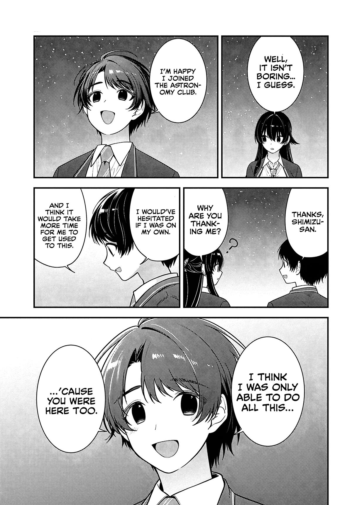 The Delinquent Shimizu-san Sitting Next to Me Has Dyed Her Hair Black Chapter 15 page 28 - 