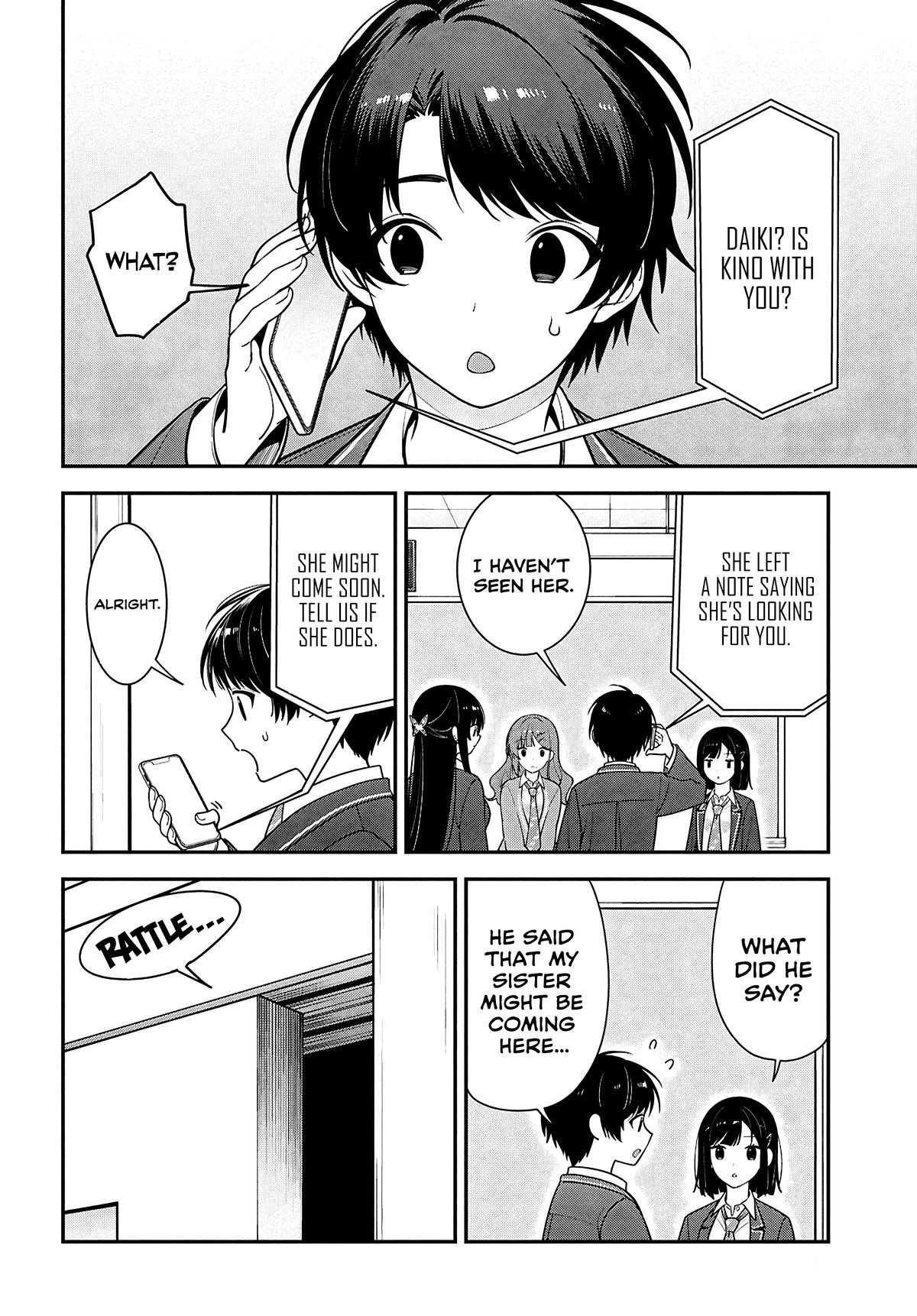 The Delinquent Shimizu-san Sitting Next to Me Has Dyed Her Hair Black Chapter 15 page 4 - 