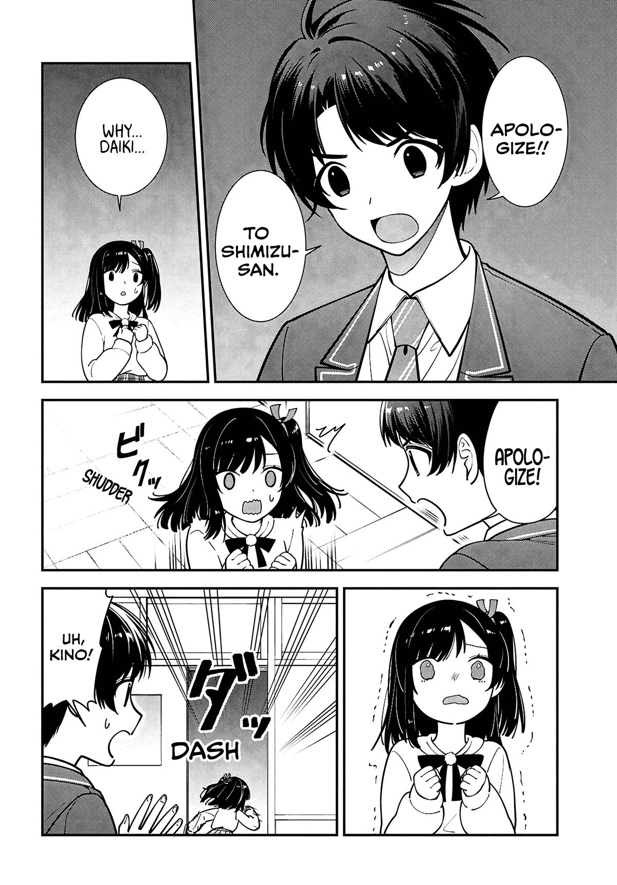 The Delinquent Shimizu-san Sitting Next to Me Has Dyed Her Hair Black Chapter 15 page 8 - 