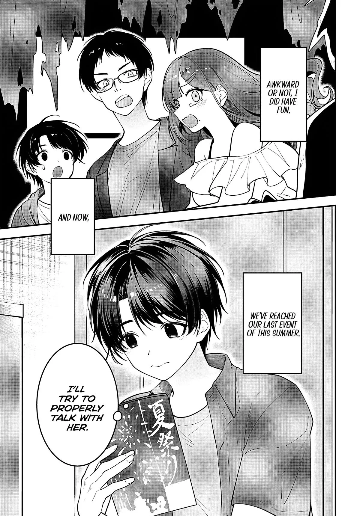 The Delinquent Shimizu-san Sitting Next to Me Has Dyed Her Hair Black Chapter 16 page 3 - 