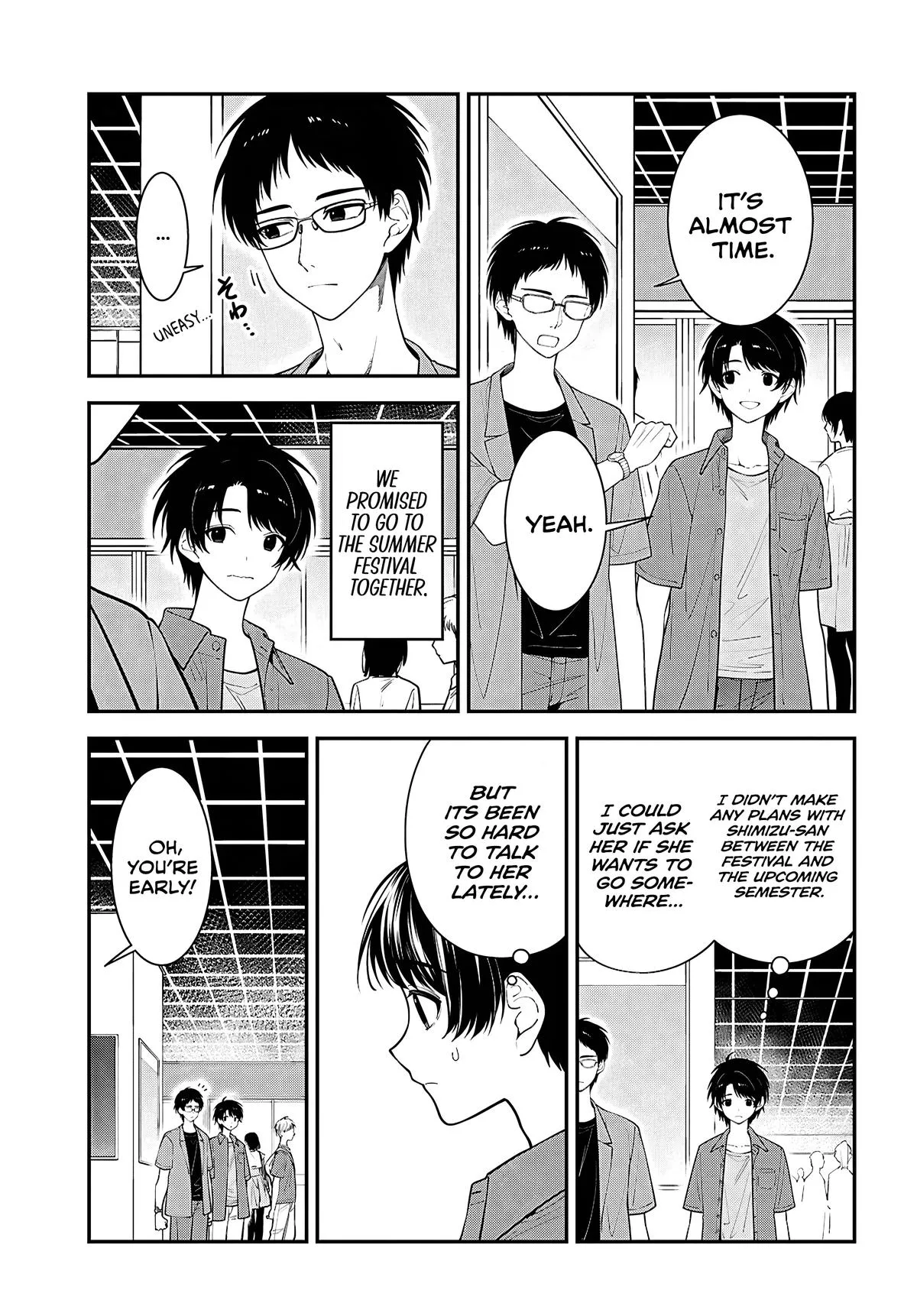 The Delinquent Shimizu-san Sitting Next to Me Has Dyed Her Hair Black Chapter 16 page 5 - 