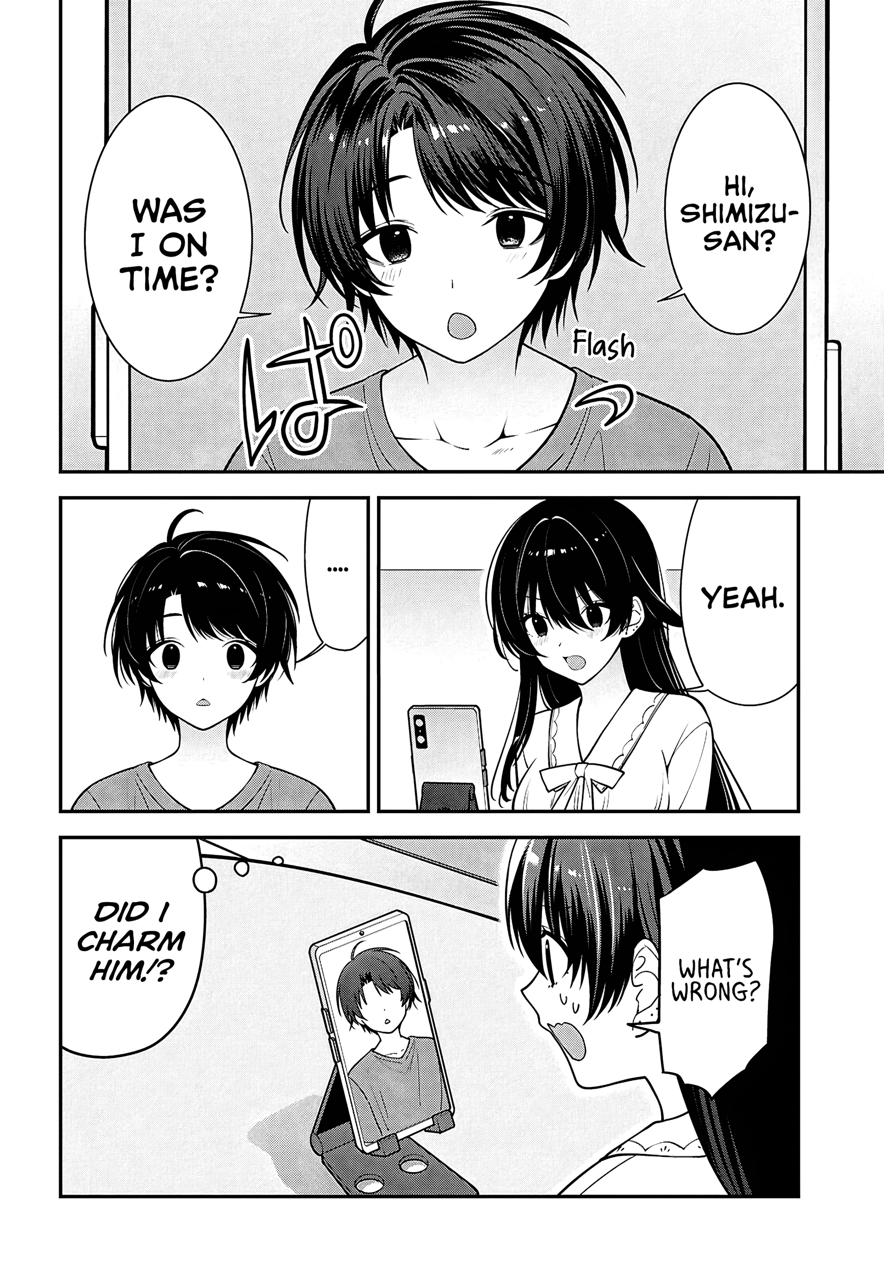 The Delinquent Shimizu-san Sitting Next to Me Has Dyed Her Hair Black Chapter 17 page 23 - 
