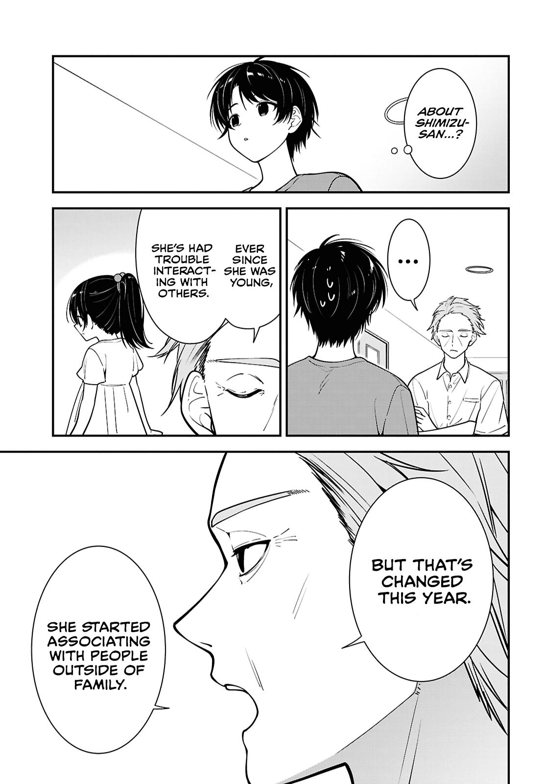 The Delinquent Shimizu-san Sitting Next to Me Has Dyed Her Hair Black Chapter 18 page 13 - 