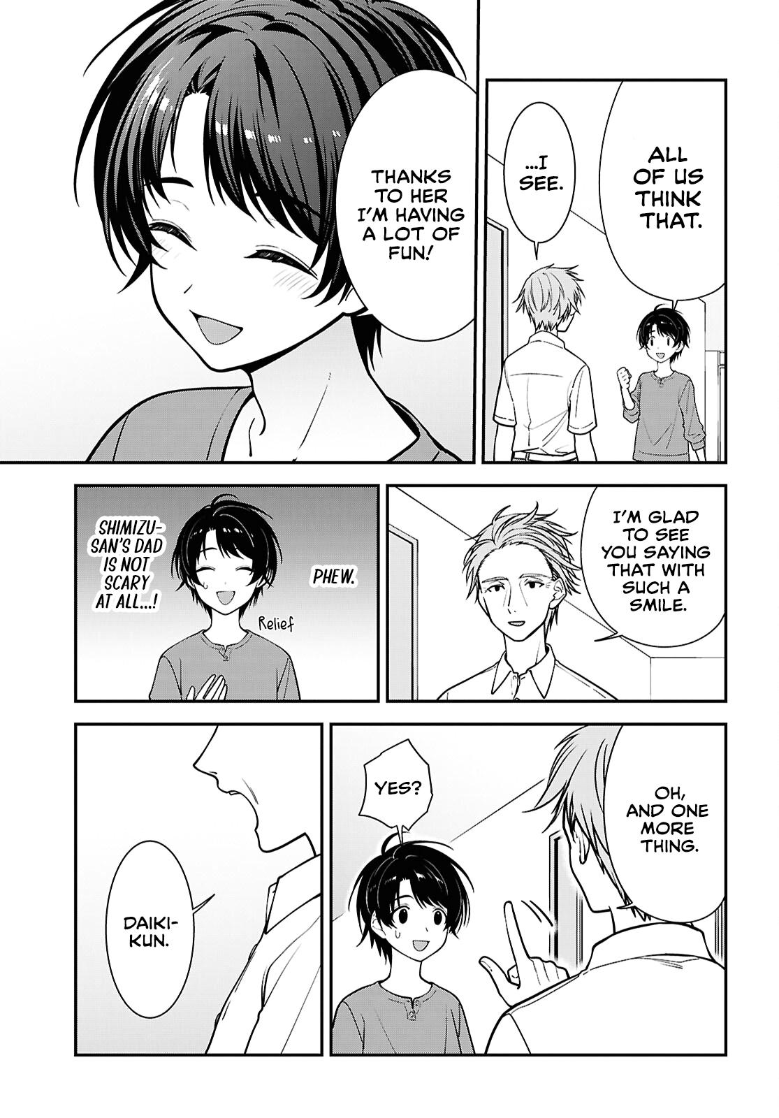 The Delinquent Shimizu-san Sitting Next to Me Has Dyed Her Hair Black Chapter 18 page 15 - 