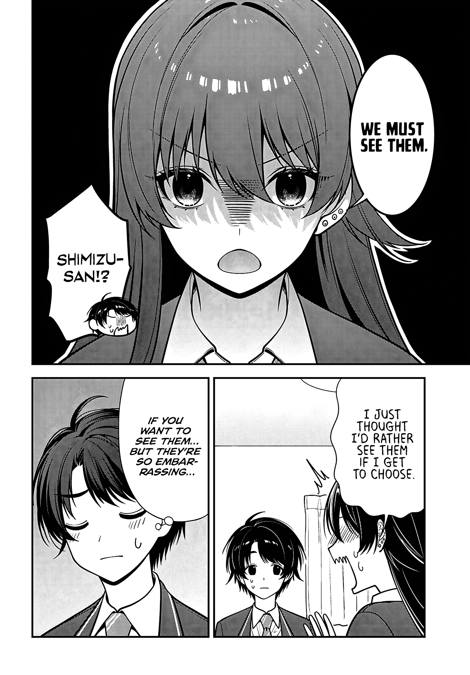 The Delinquent Shimizu-san Sitting Next to Me Has Dyed Her Hair Black Chapter 19 page 12 - 