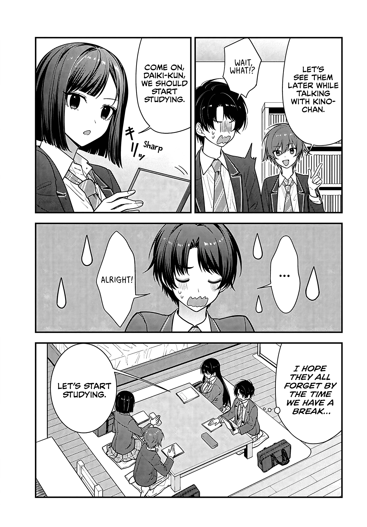 The Delinquent Shimizu-san Sitting Next to Me Has Dyed Her Hair Black Chapter 19 page 13 - 