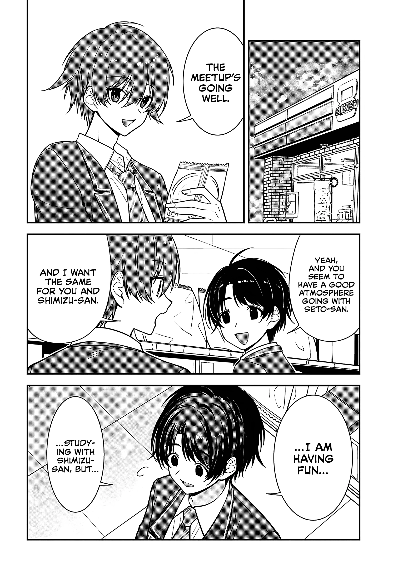 The Delinquent Shimizu-san Sitting Next to Me Has Dyed Her Hair Black Chapter 19 page 20 - 