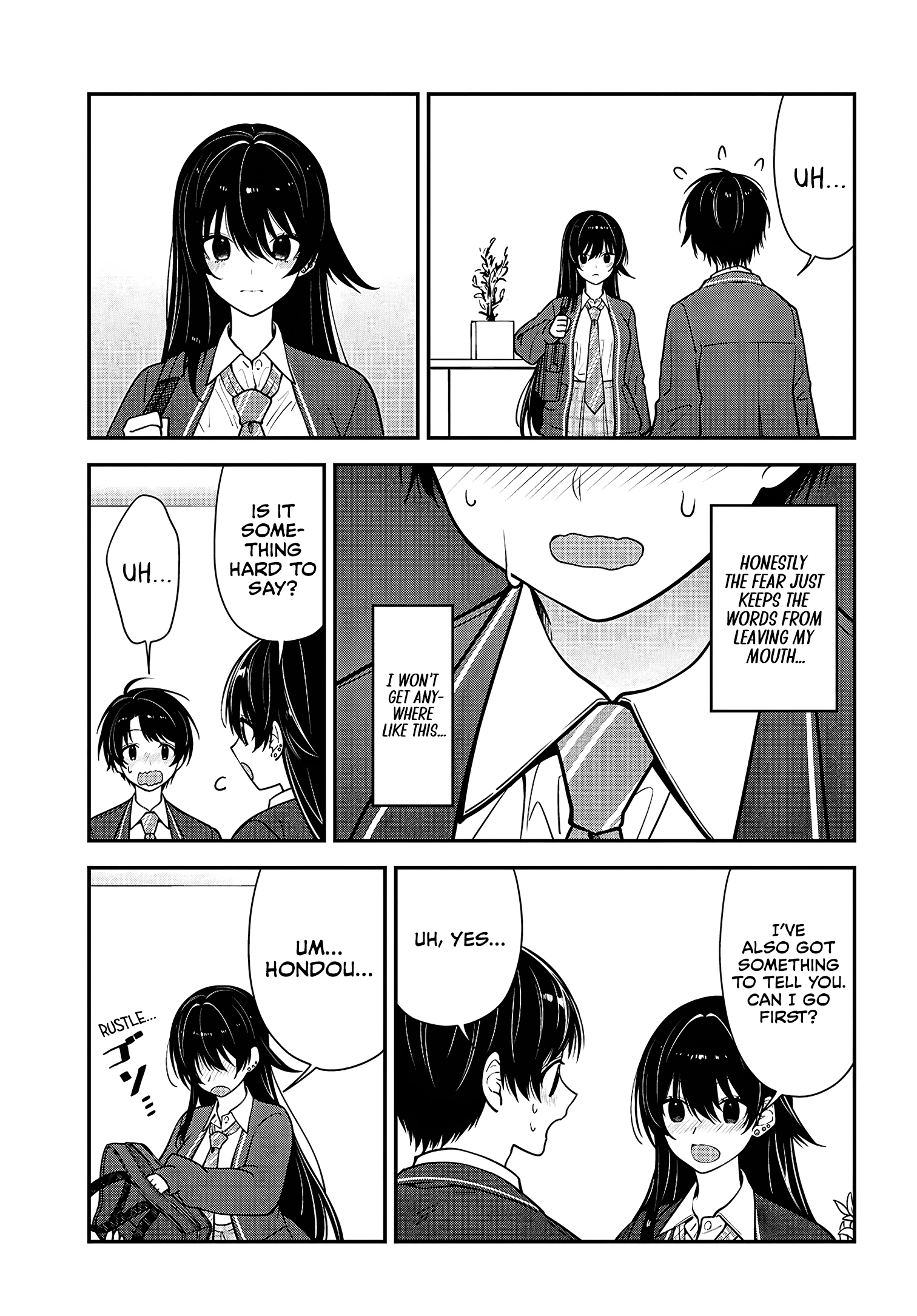 The Delinquent Shimizu-san Sitting Next to Me Has Dyed Her Hair Black Chapter 19 page 27 - 