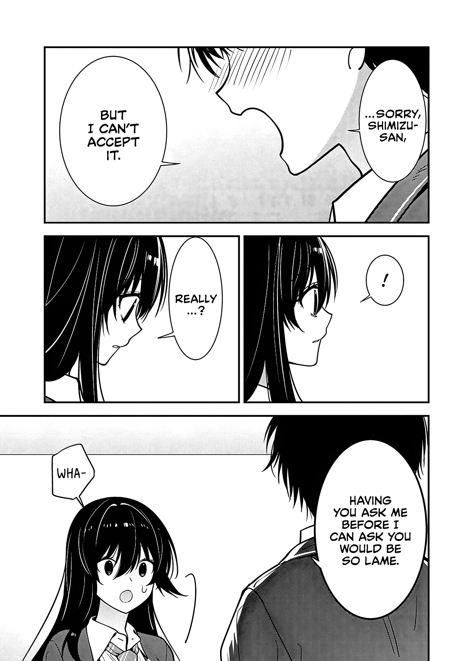The Delinquent Shimizu-san Sitting Next to Me Has Dyed Her Hair Black Chapter 19 page 30 - 