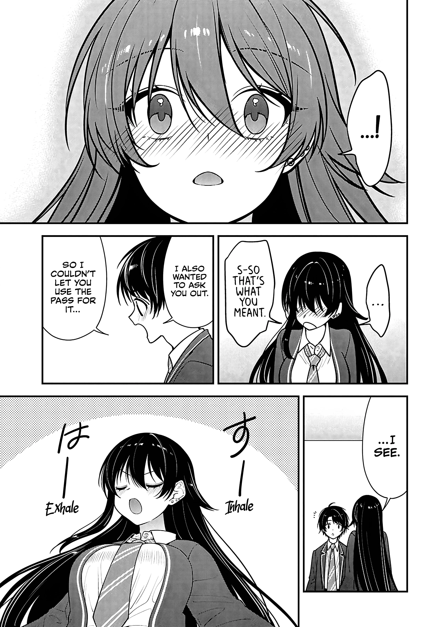 The Delinquent Shimizu-san Sitting Next to Me Has Dyed Her Hair Black Chapter 19 page 32 - 
