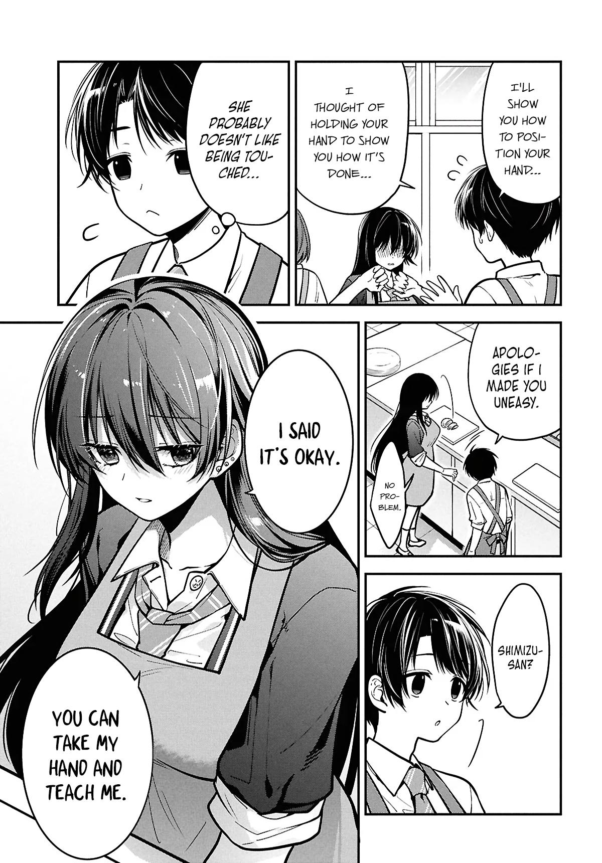 The Delinquent Shimizu-san Sitting Next to Me Has Dyed Her Hair Black Chapter 2 page 21 - 