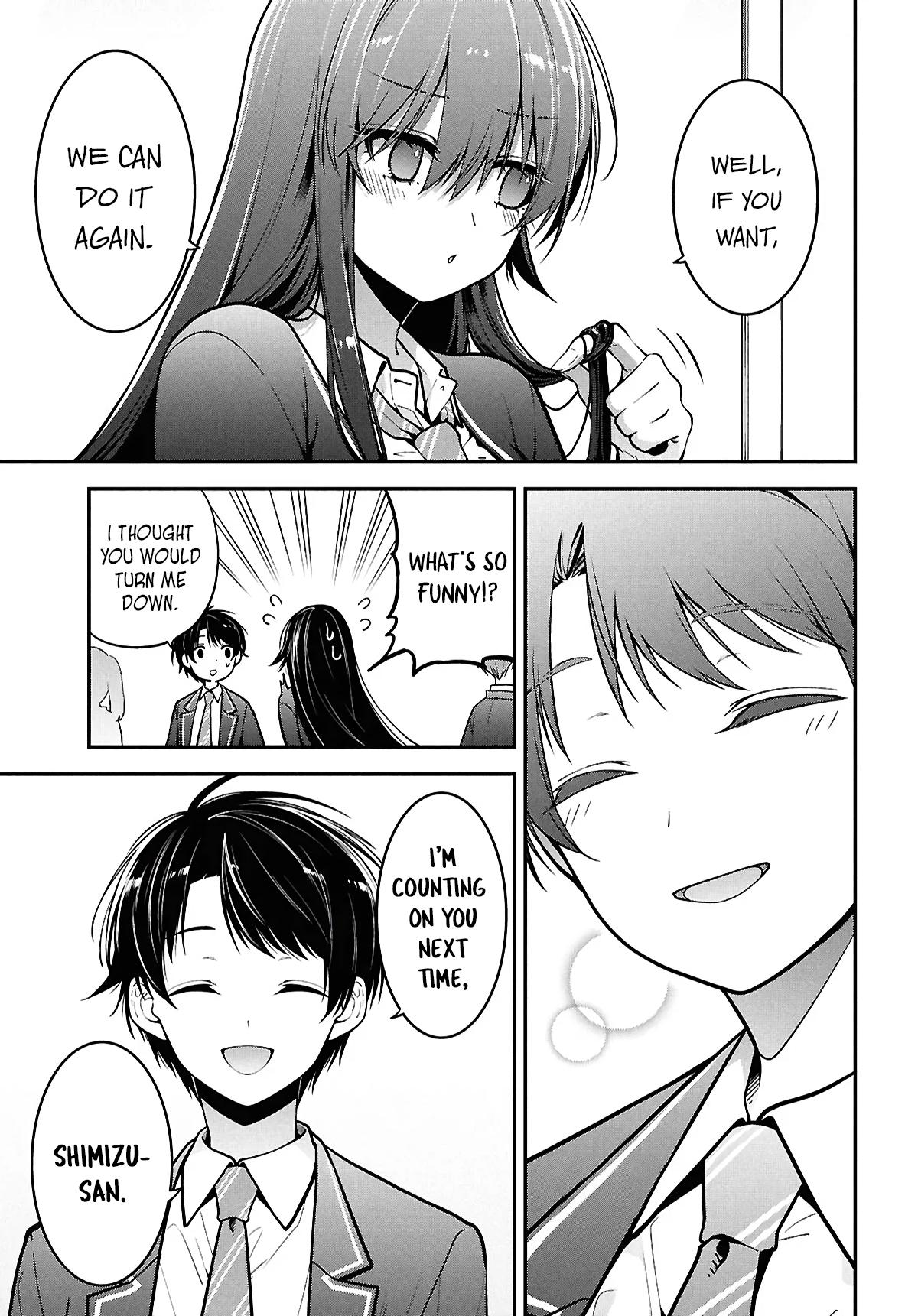 The Delinquent Shimizu-san Sitting Next to Me Has Dyed Her Hair Black Chapter 2 page 33 - 