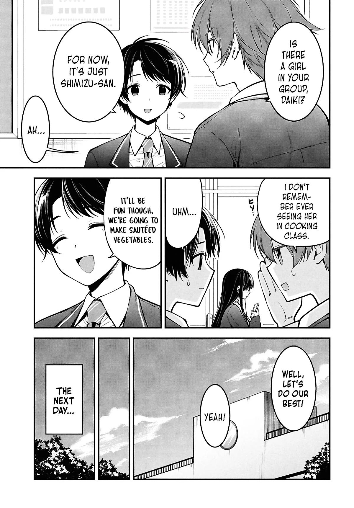 The Delinquent Shimizu-san Sitting Next to Me Has Dyed Her Hair Black Chapter 2 page 5 - 