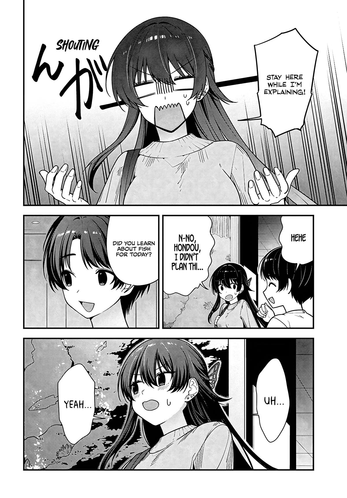 The Delinquent Shimizu-san Sitting Next to Me Has Dyed Her Hair Black Chapter 20 page 14 - 