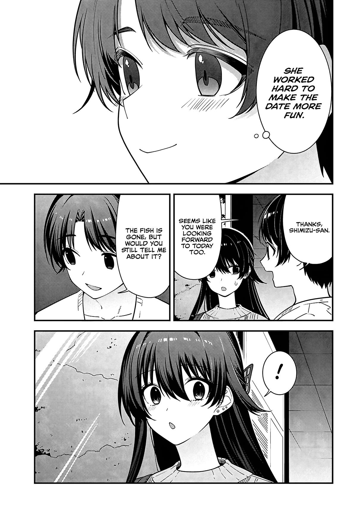The Delinquent Shimizu-san Sitting Next to Me Has Dyed Her Hair Black Chapter 20 page 15 - 