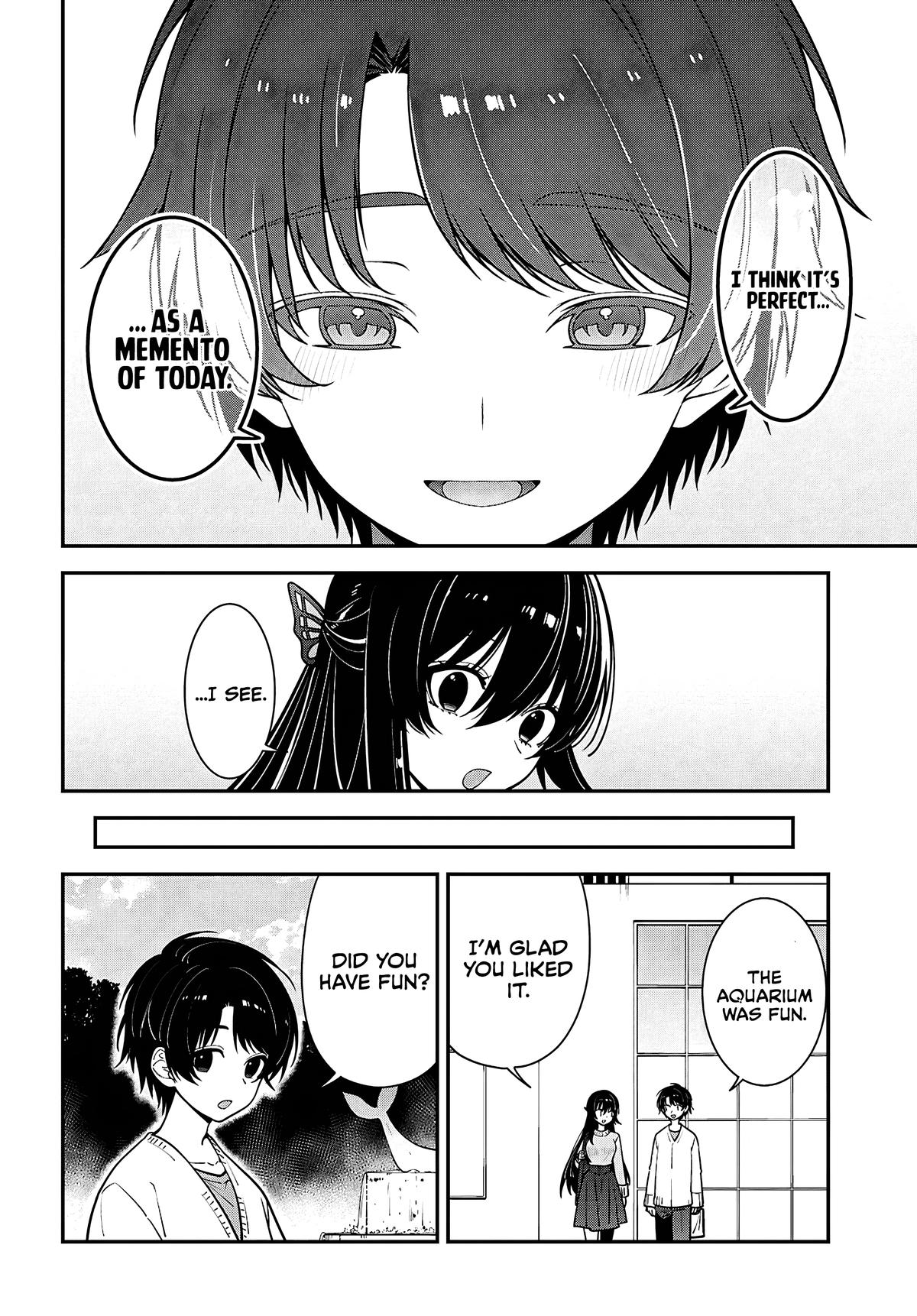 The Delinquent Shimizu-san Sitting Next to Me Has Dyed Her Hair Black Chapter 20 page 25 - 