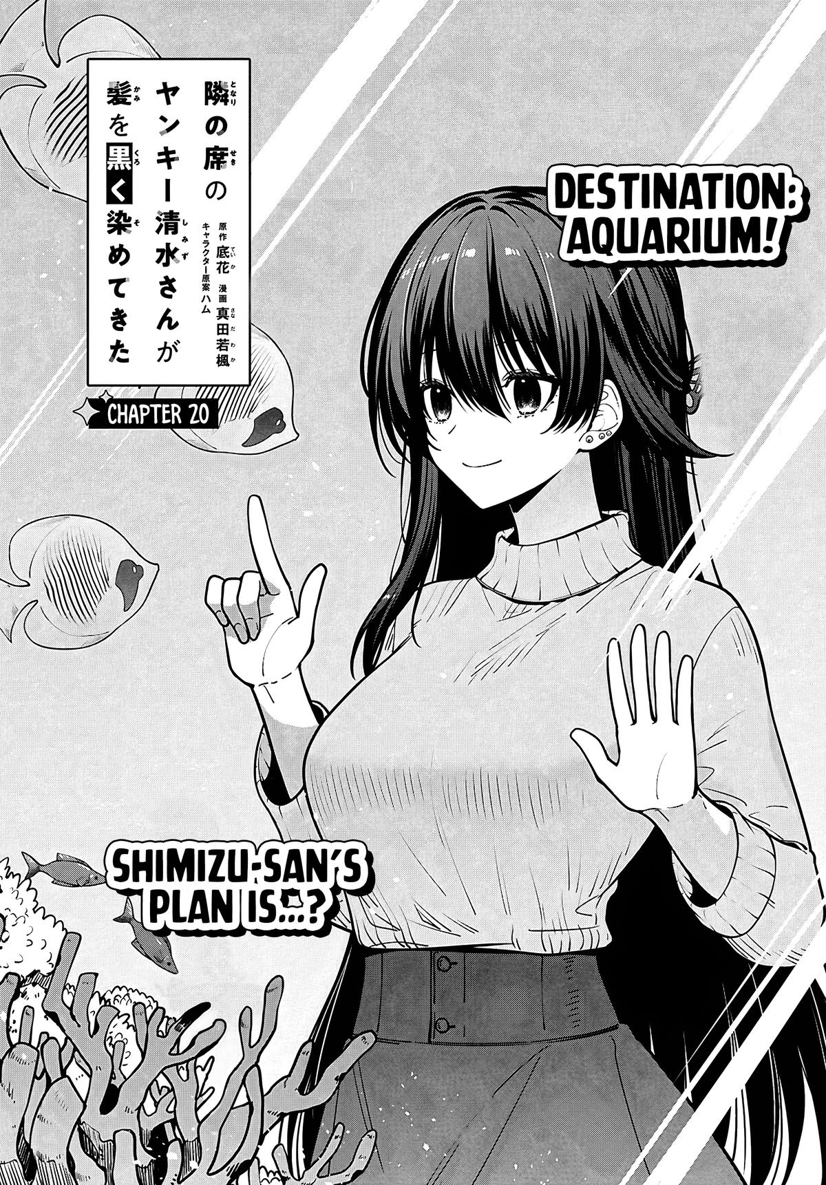 The Delinquent Shimizu-san Sitting Next to Me Has Dyed Her Hair Black Chapter 20 page 6 - 