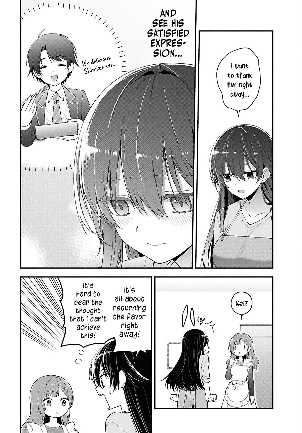 The Delinquent Shimizu-san Sitting Next to Me Has Dyed Her Hair Black Chapter 3 page 12 - 