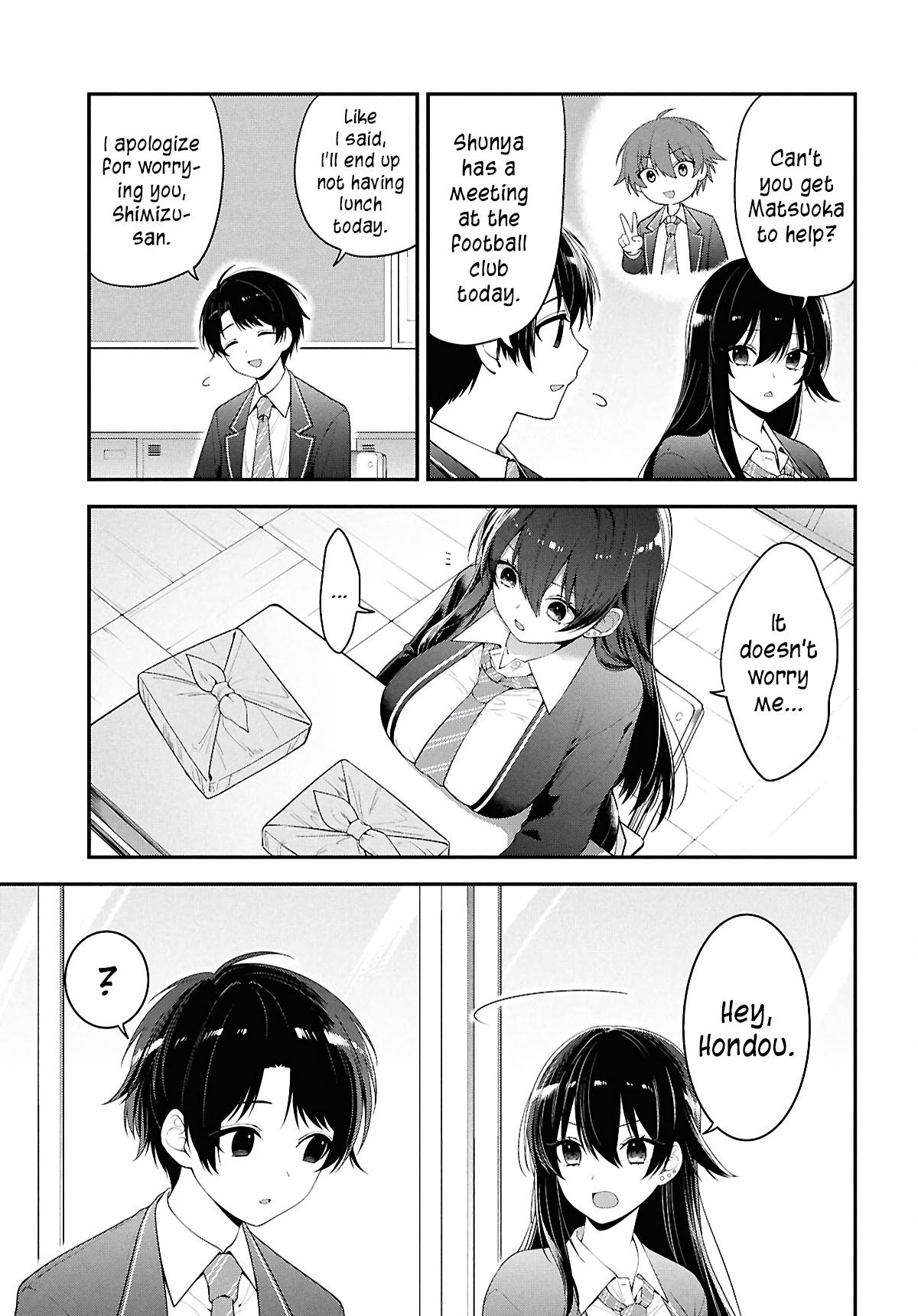 The Delinquent Shimizu-san Sitting Next to Me Has Dyed Her Hair Black Chapter 3 page 17 - 