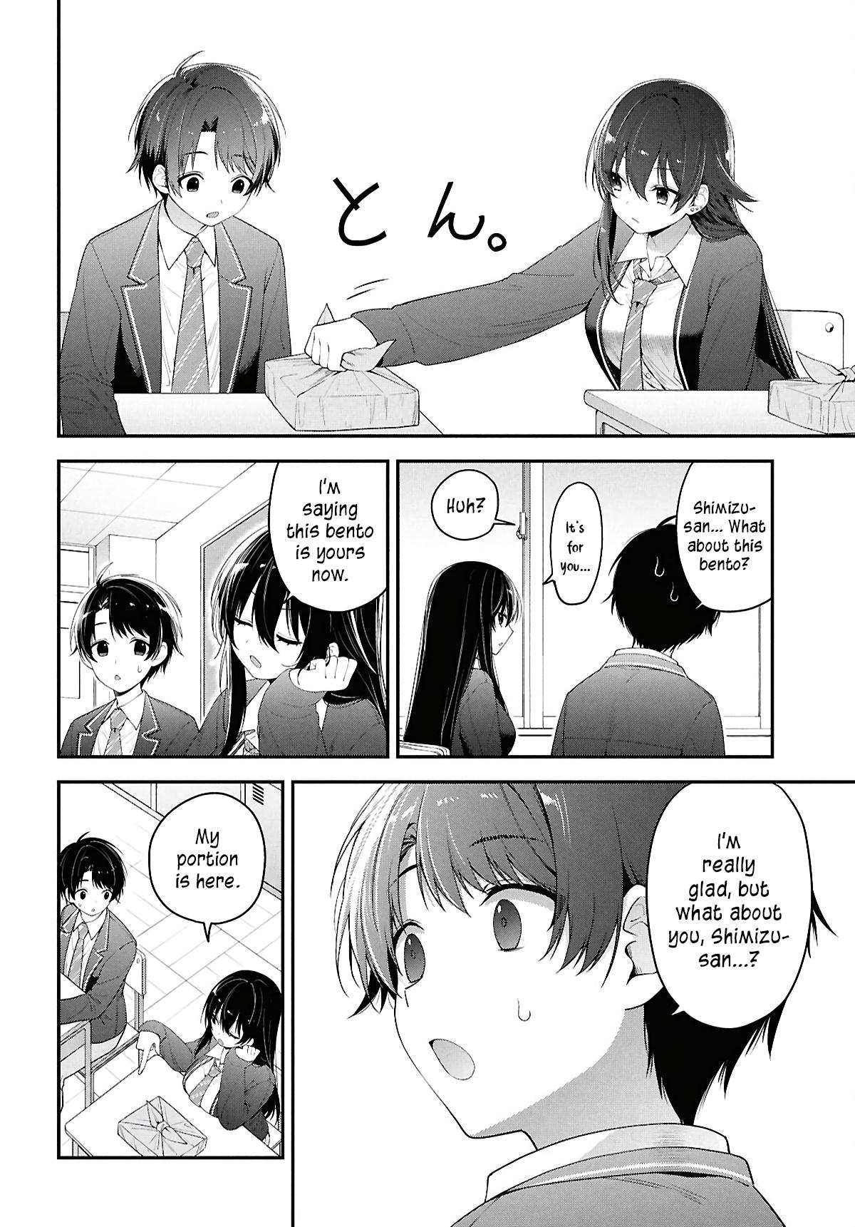 The Delinquent Shimizu-san Sitting Next to Me Has Dyed Her Hair Black Chapter 3 page 18 - 