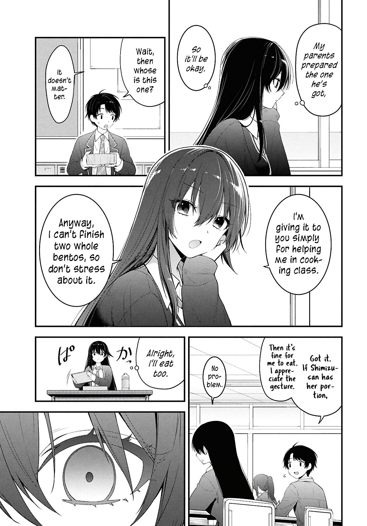The Delinquent Shimizu-san Sitting Next to Me Has Dyed Her Hair Black Chapter 3 page 19 - 