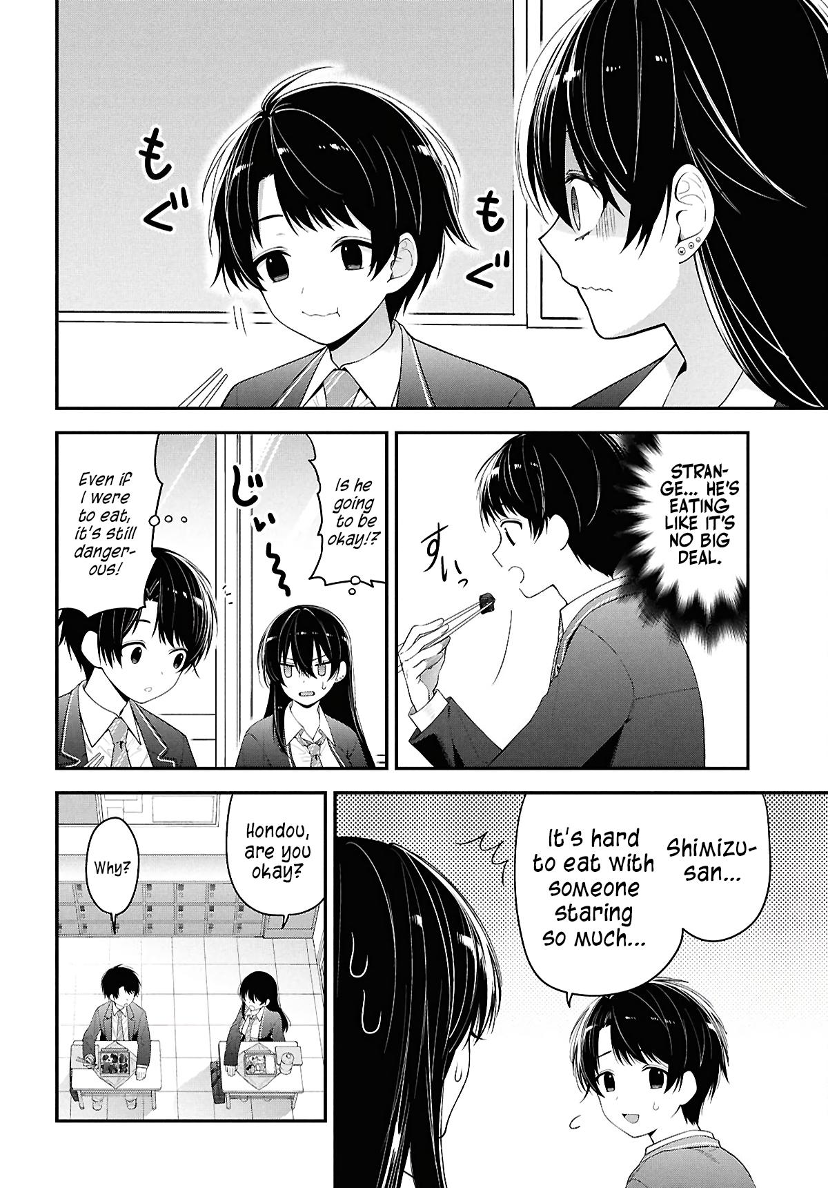 The Delinquent Shimizu-san Sitting Next to Me Has Dyed Her Hair Black Chapter 3 page 22 - 