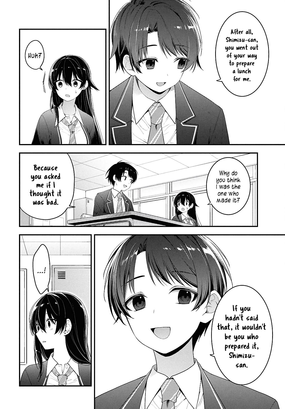 The Delinquent Shimizu-san Sitting Next to Me Has Dyed Her Hair Black Chapter 3 page 24 - 