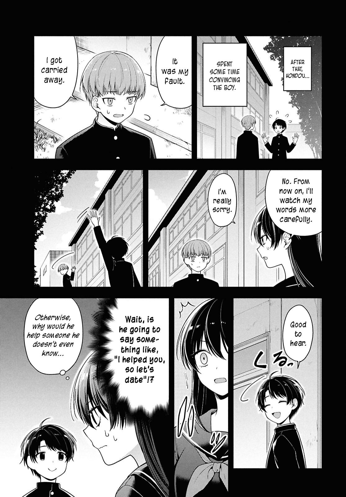 The Delinquent Shimizu-san Sitting Next to Me Has Dyed Her Hair Black Chapter 4 page 16 - 