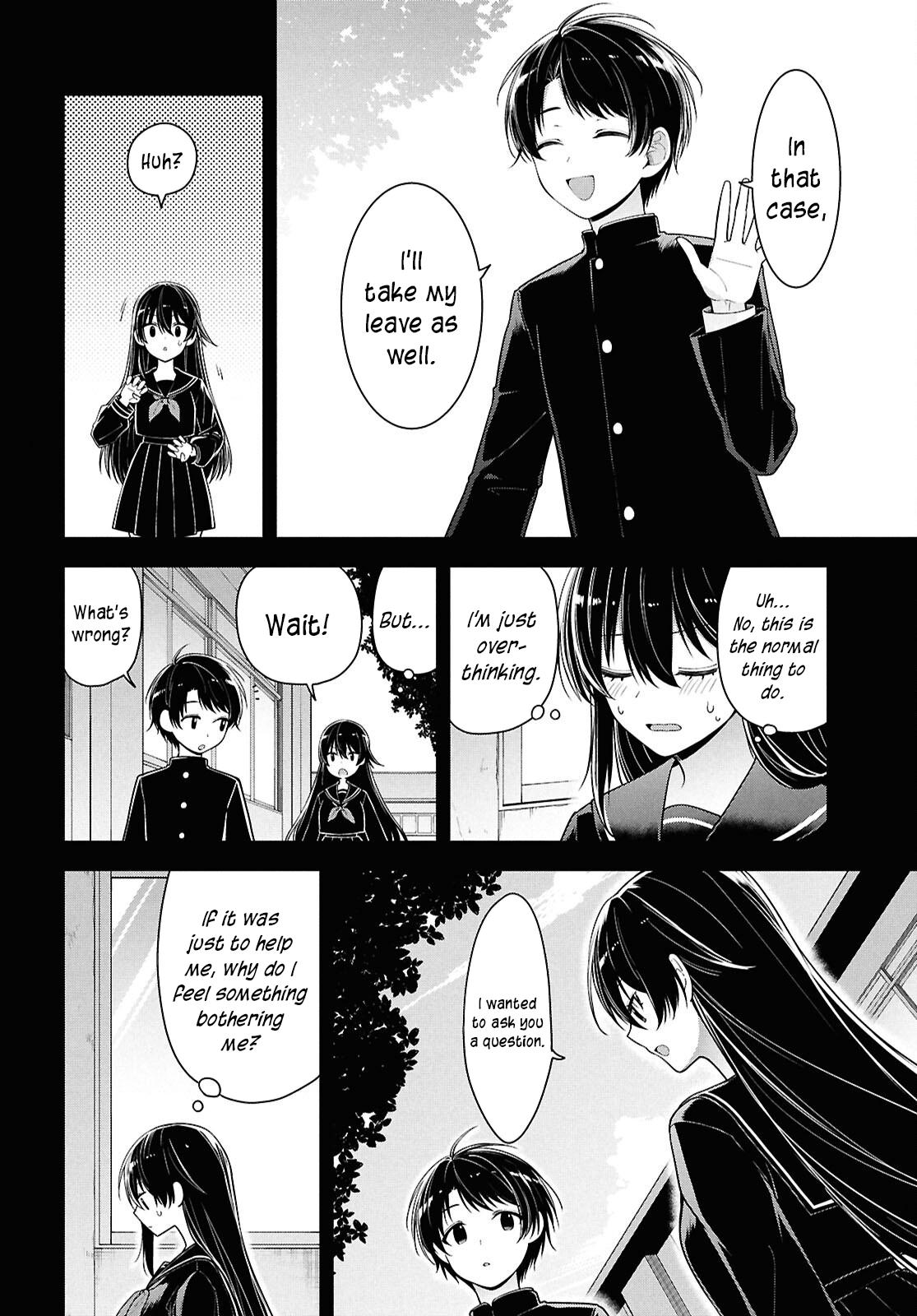 The Delinquent Shimizu-san Sitting Next to Me Has Dyed Her Hair Black Chapter 4 page 17 - 