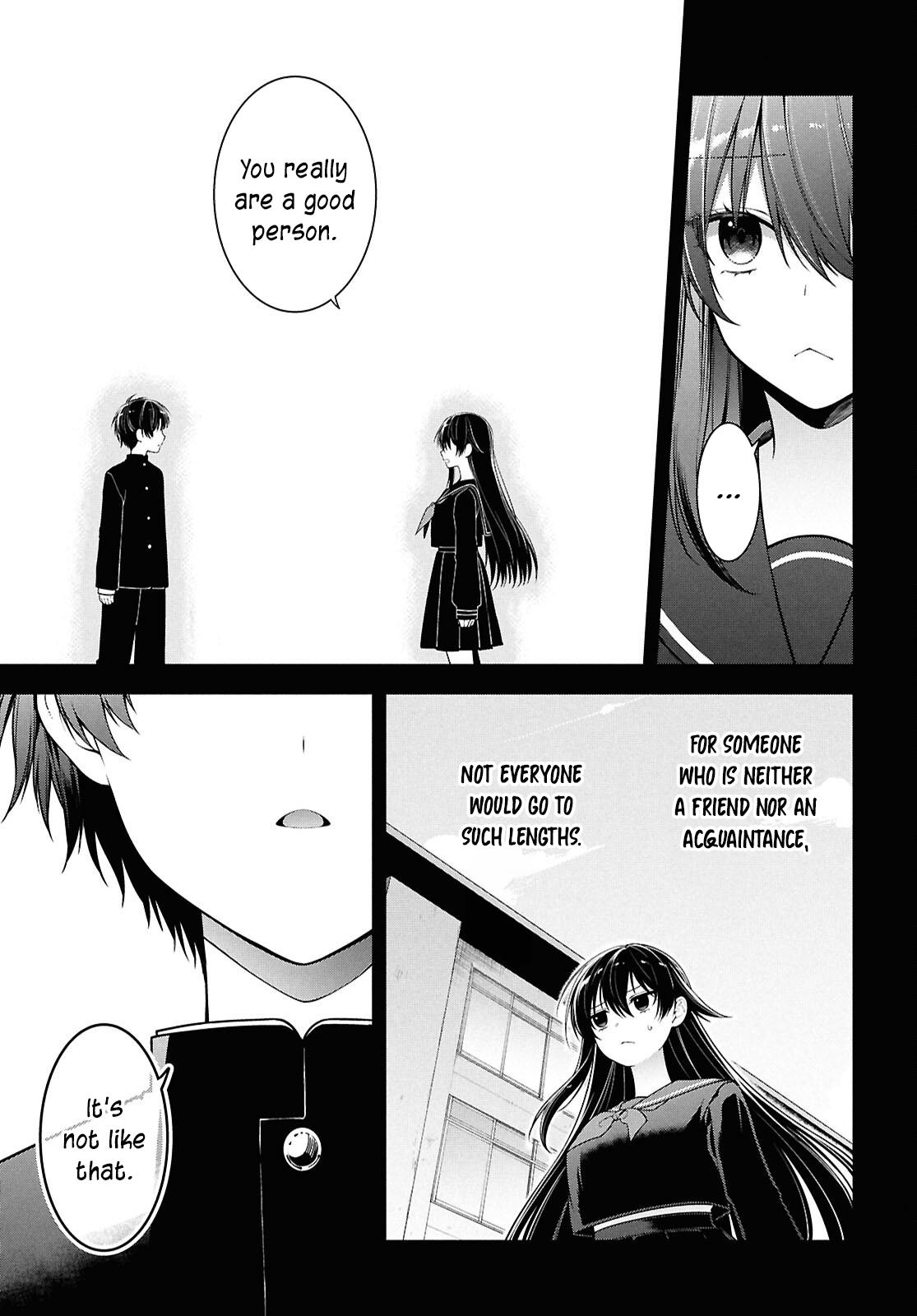 The Delinquent Shimizu-san Sitting Next to Me Has Dyed Her Hair Black Chapter 4 page 20 - 