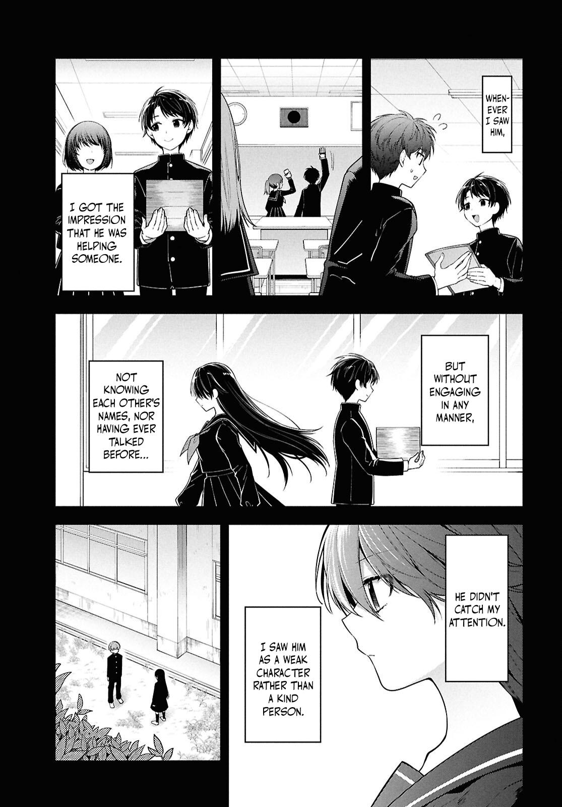 The Delinquent Shimizu-san Sitting Next to Me Has Dyed Her Hair Black Chapter 4 page 9 - 