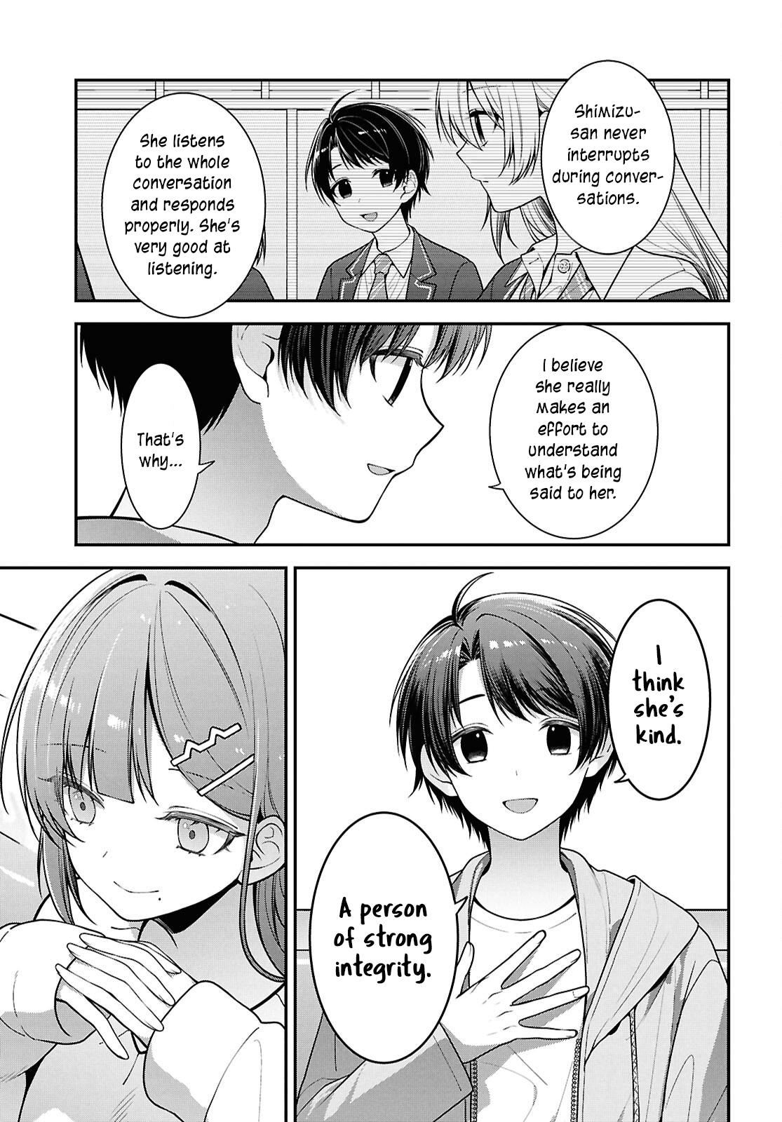 The Delinquent Shimizu-san Sitting Next to Me Has Dyed Her Hair Black Chapter 5 page 23 - 