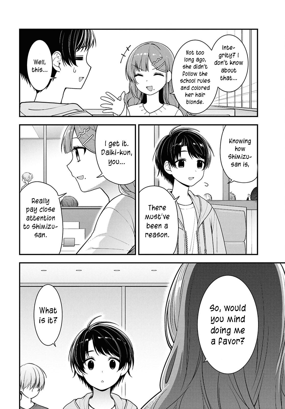The Delinquent Shimizu-san Sitting Next to Me Has Dyed Her Hair Black Chapter 5 page 24 - 