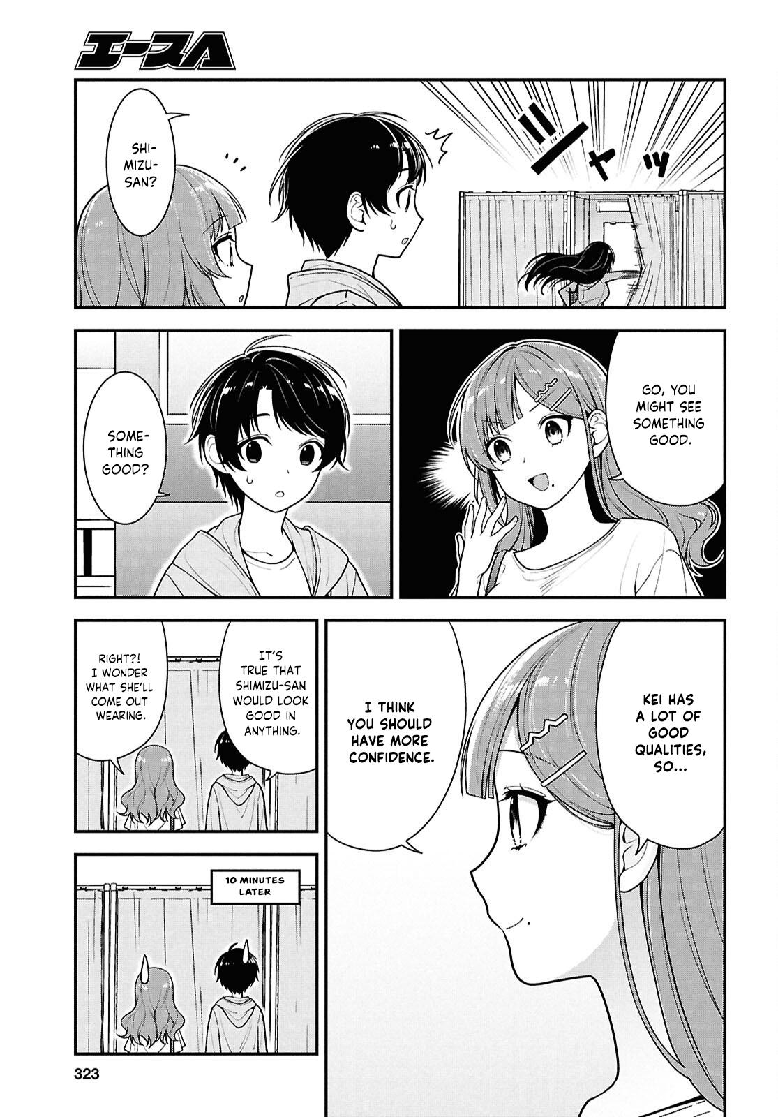 The Delinquent Shimizu-san Sitting Next to Me Has Dyed Her Hair Black Chapter 6 page 12 - 