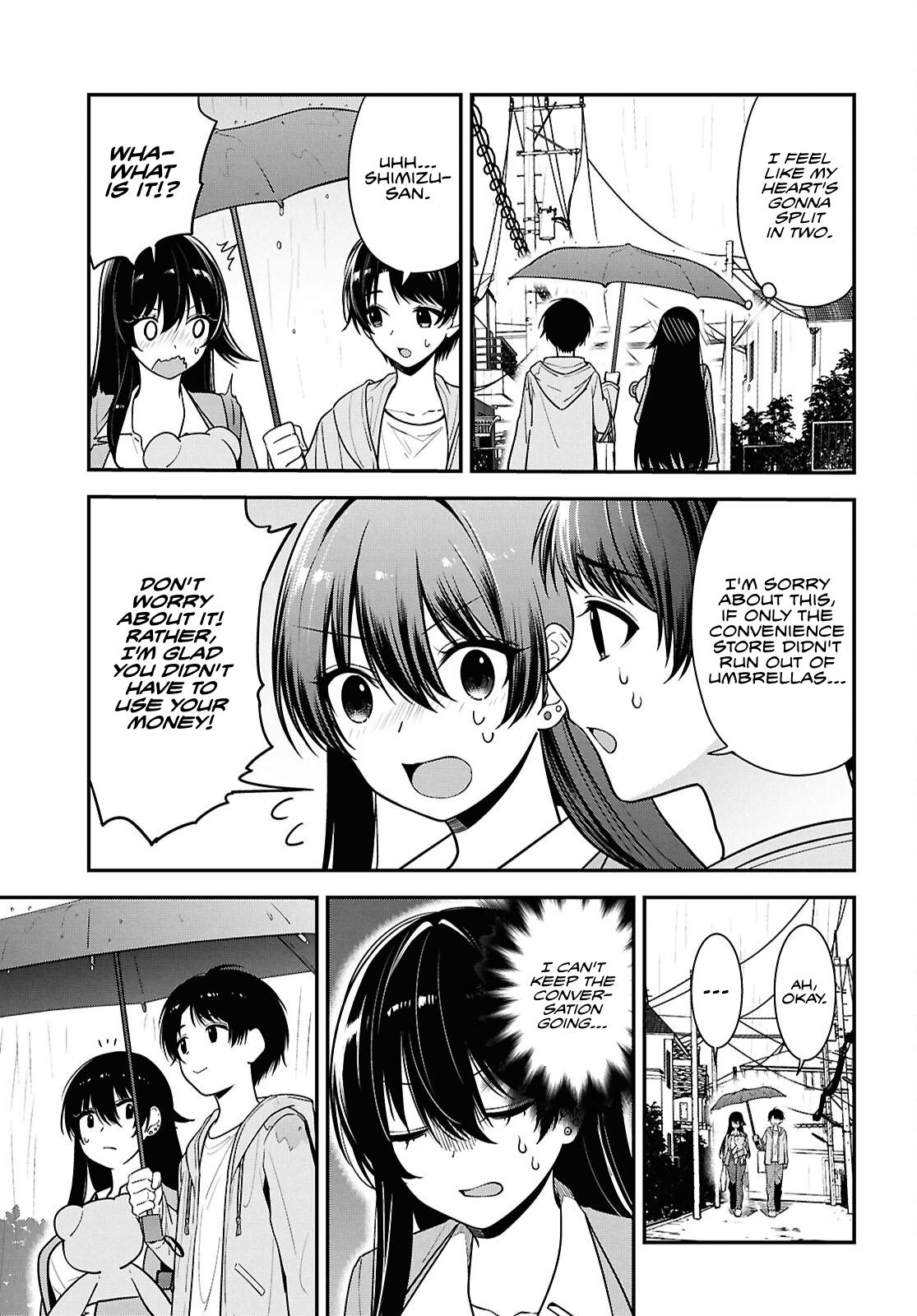 The Delinquent Shimizu-san Sitting Next to Me Has Dyed Her Hair Black Chapter 8.1 page 14 - 