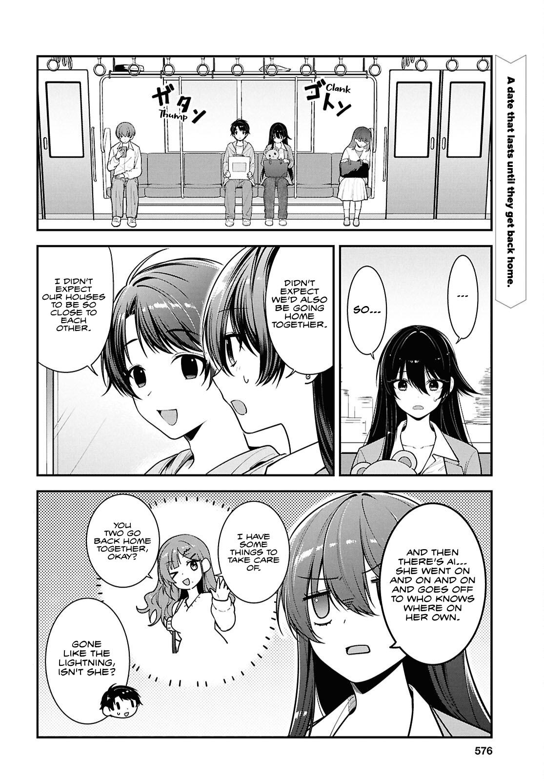 The Delinquent Shimizu-san Sitting Next to Me Has Dyed Her Hair Black Chapter 8.1 page 3 - 