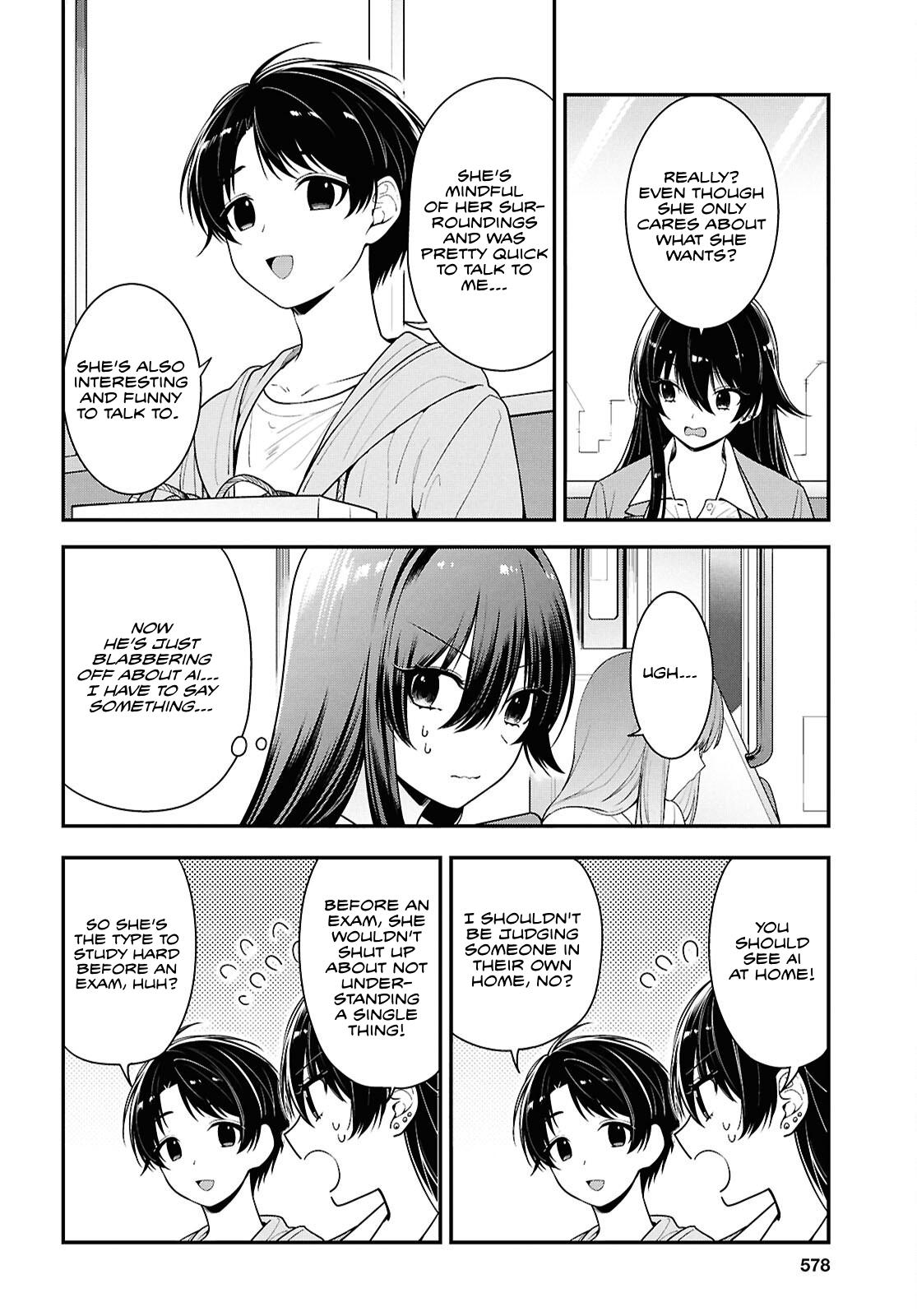 The Delinquent Shimizu-san Sitting Next to Me Has Dyed Her Hair Black Chapter 8.1 page 5 - 