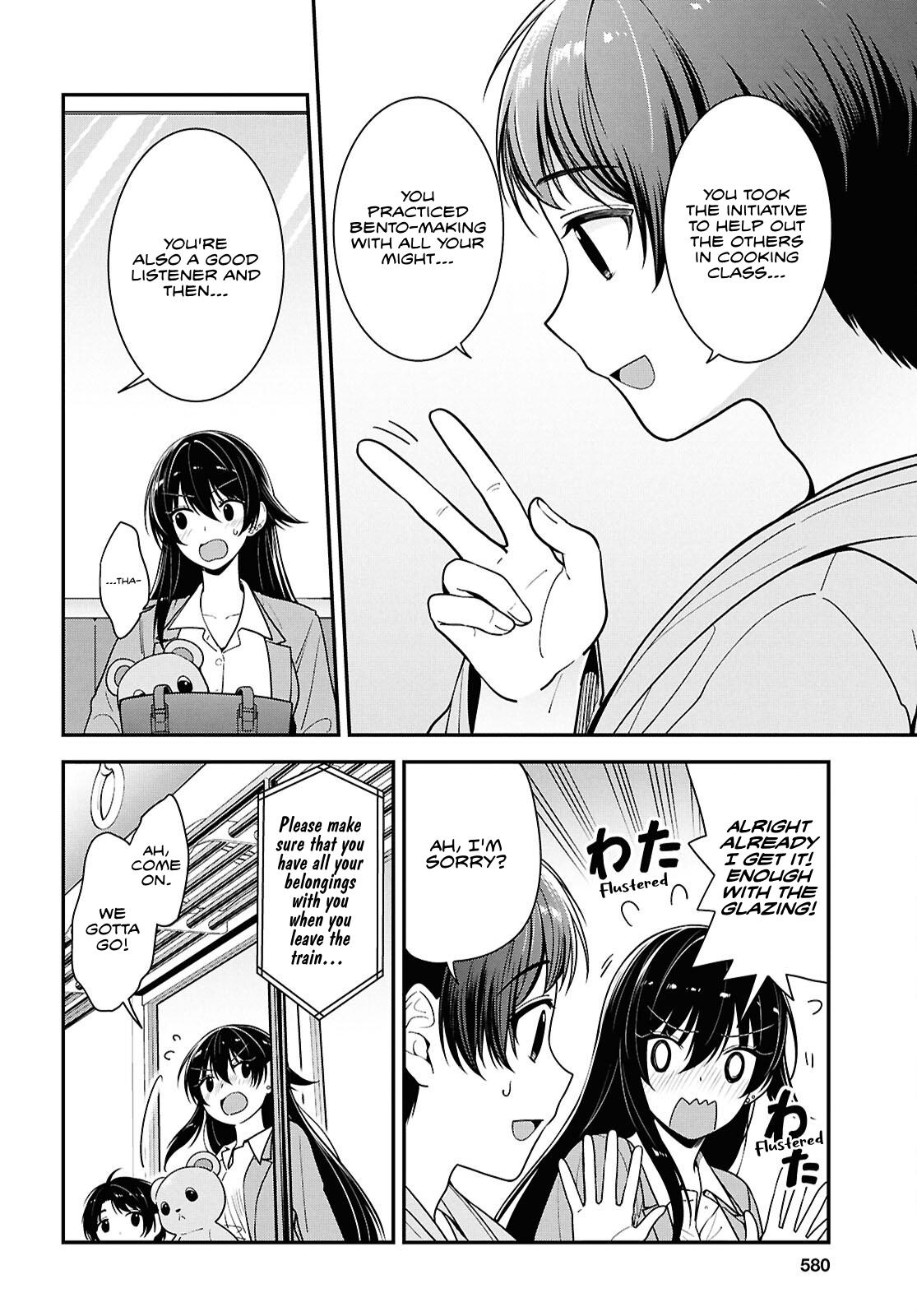 The Delinquent Shimizu-san Sitting Next to Me Has Dyed Her Hair Black Chapter 8.1 page 7 - 