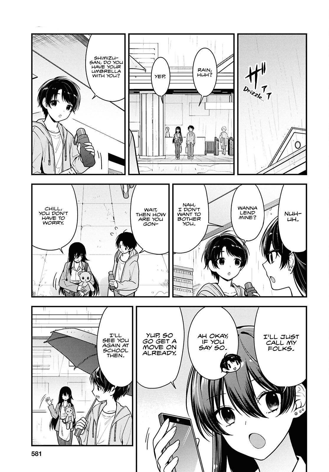 The Delinquent Shimizu-san Sitting Next to Me Has Dyed Her Hair Black Chapter 8.1 page 8 - 