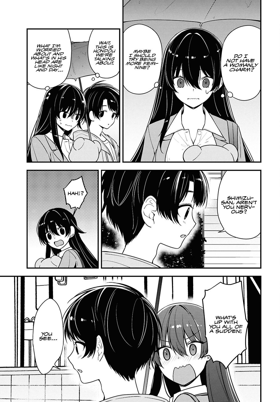 The Delinquent Shimizu-san Sitting Next to Me Has Dyed Her Hair Black Chapter 8.2 page 11 - 