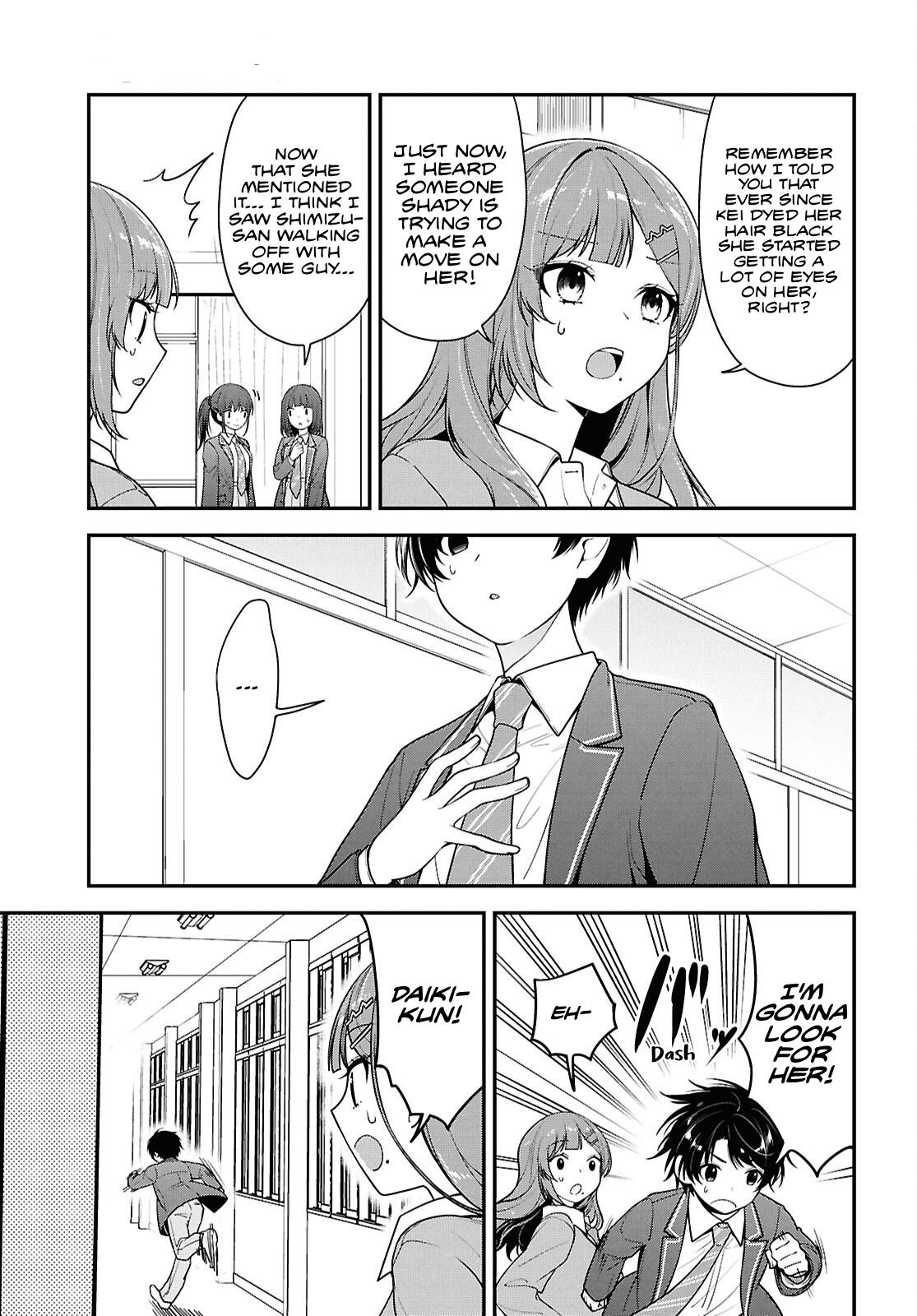 The Delinquent Shimizu-san Sitting Next to Me Has Dyed Her Hair Black Chapter 9 page 11 - 