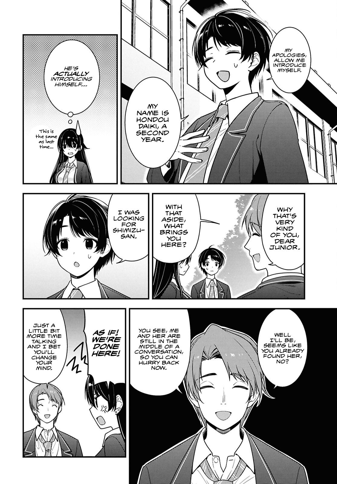 The Delinquent Shimizu-san Sitting Next to Me Has Dyed Her Hair Black Chapter 9 page 22 - 