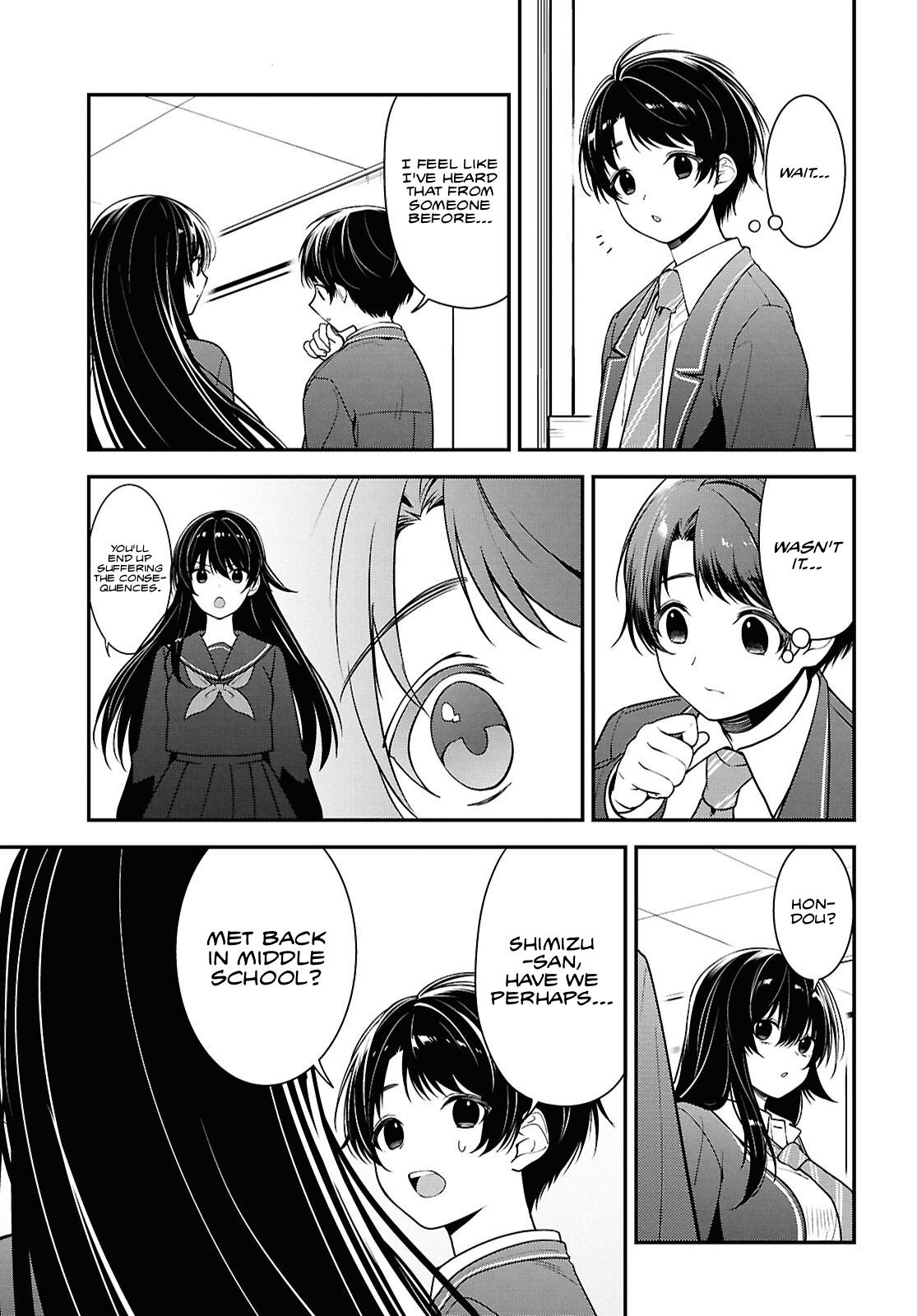 The Delinquent Shimizu-san Sitting Next to Me Has Dyed Her Hair Black Chapter 9 page 32 - 