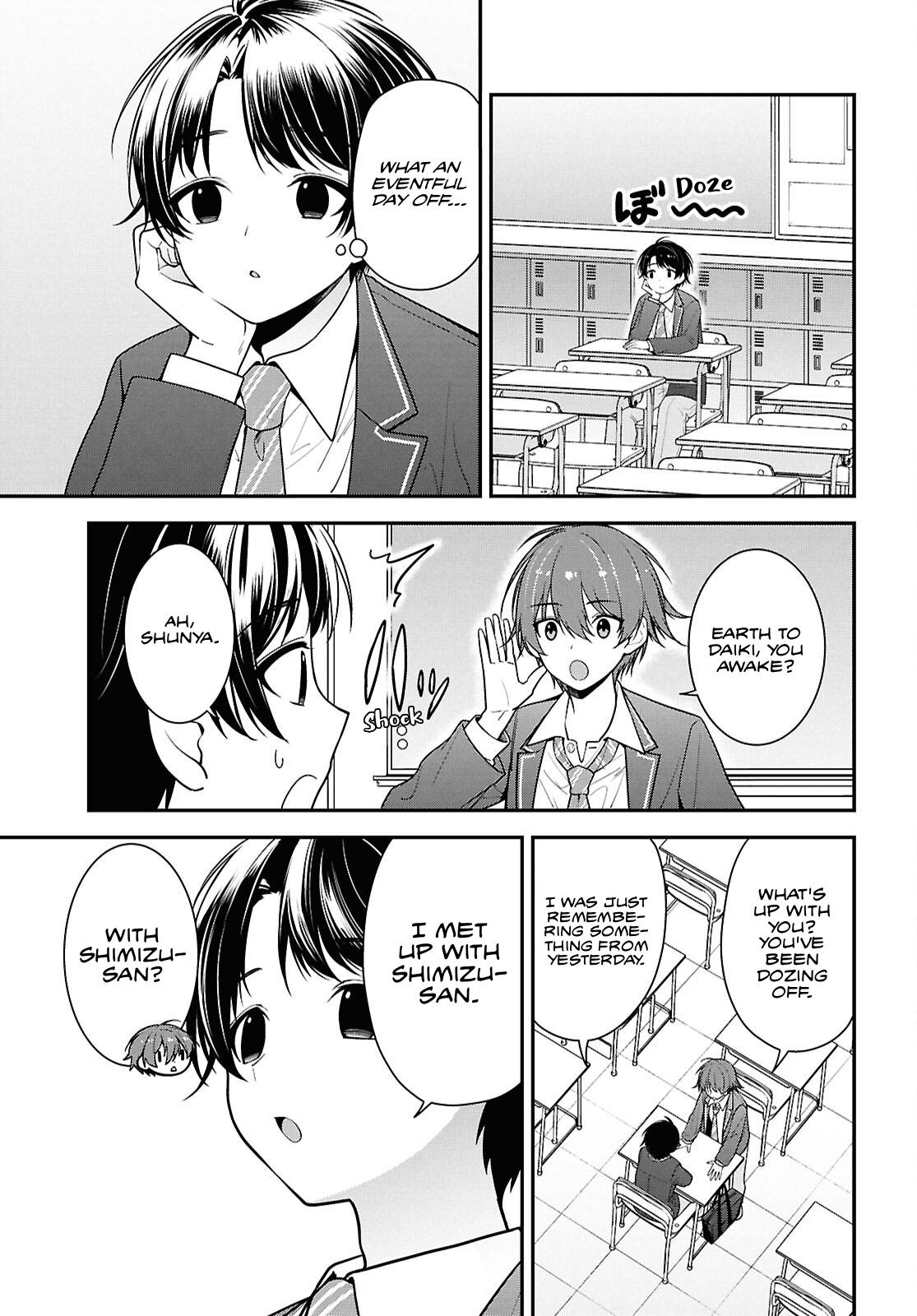 The Delinquent Shimizu-san Sitting Next to Me Has Dyed Her Hair Black Chapter 9 page 7 - 